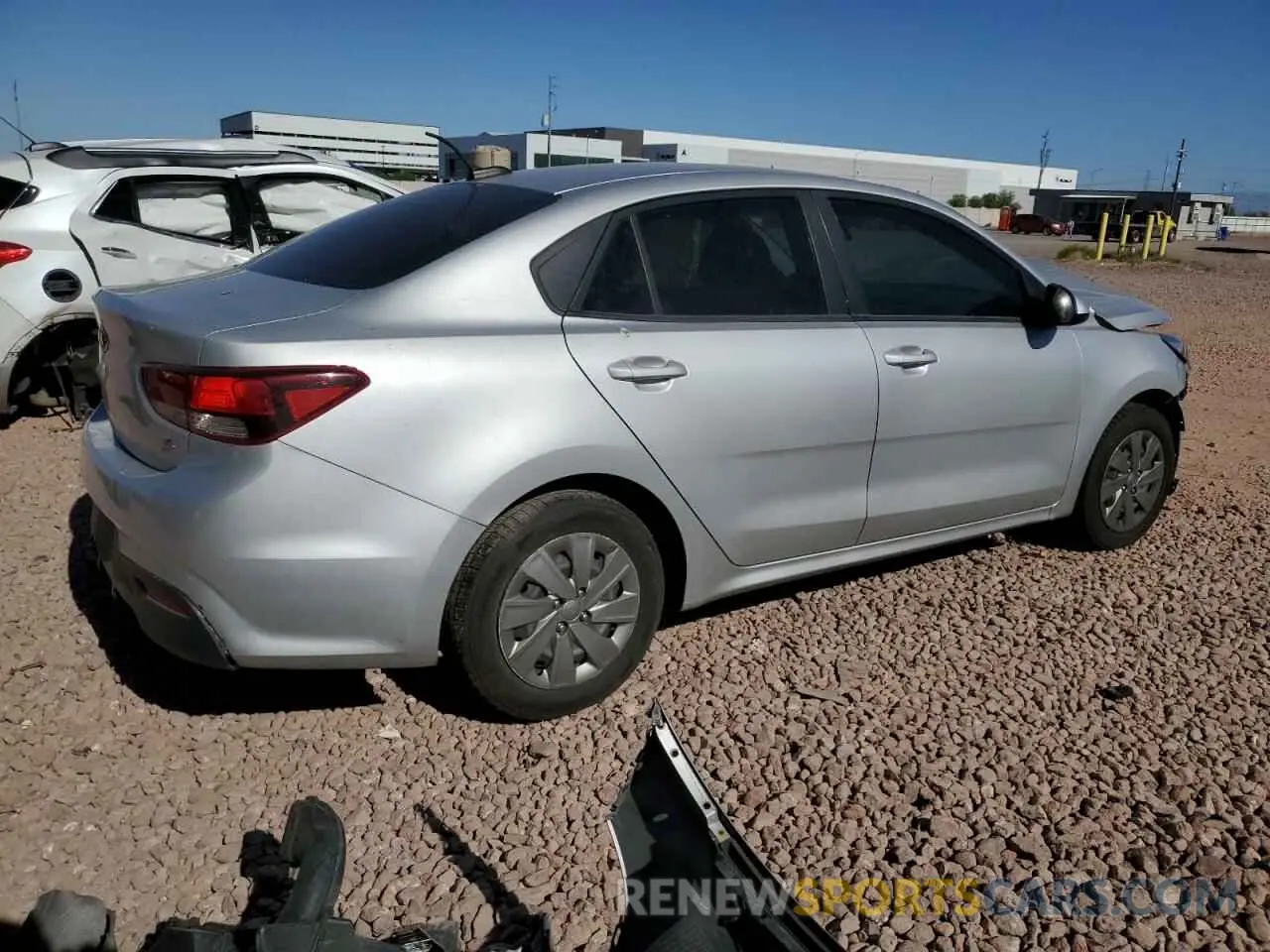 3 Photograph of a damaged car 3KPA24ADXLE274387 KIA RIO 2020