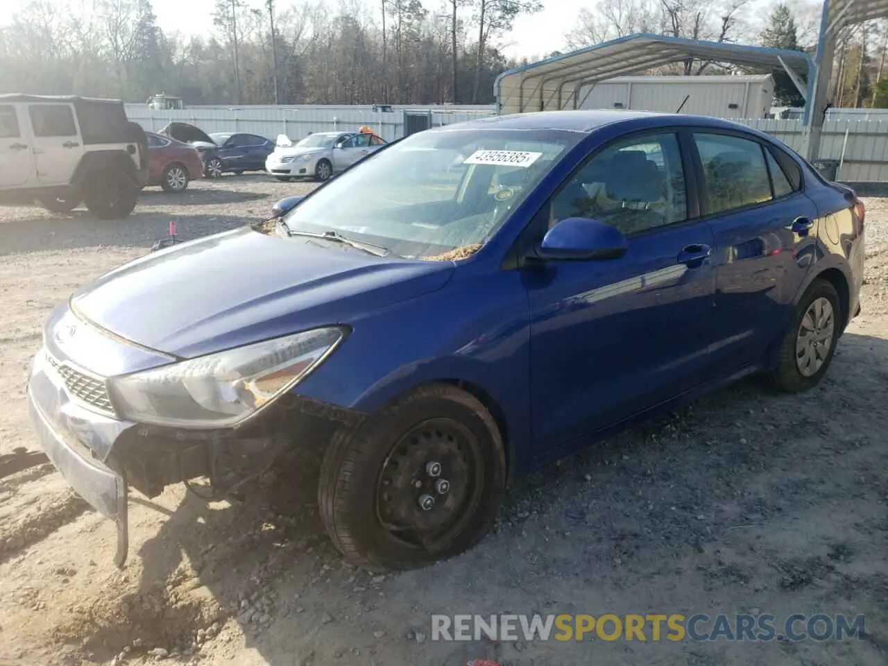 1 Photograph of a damaged car 3KPA24ADXLE283901 KIA RIO 2020