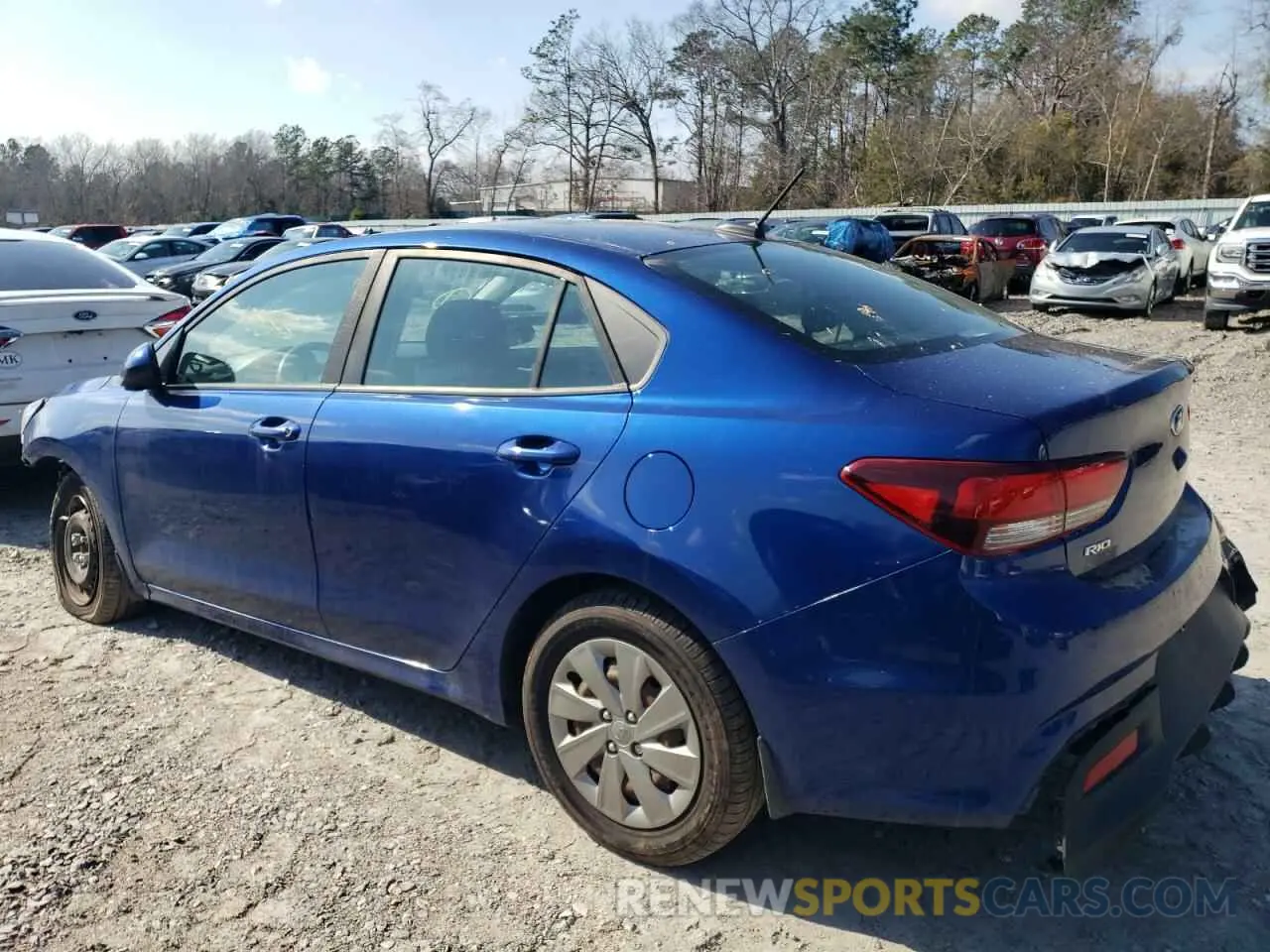 2 Photograph of a damaged car 3KPA24ADXLE283901 KIA RIO 2020