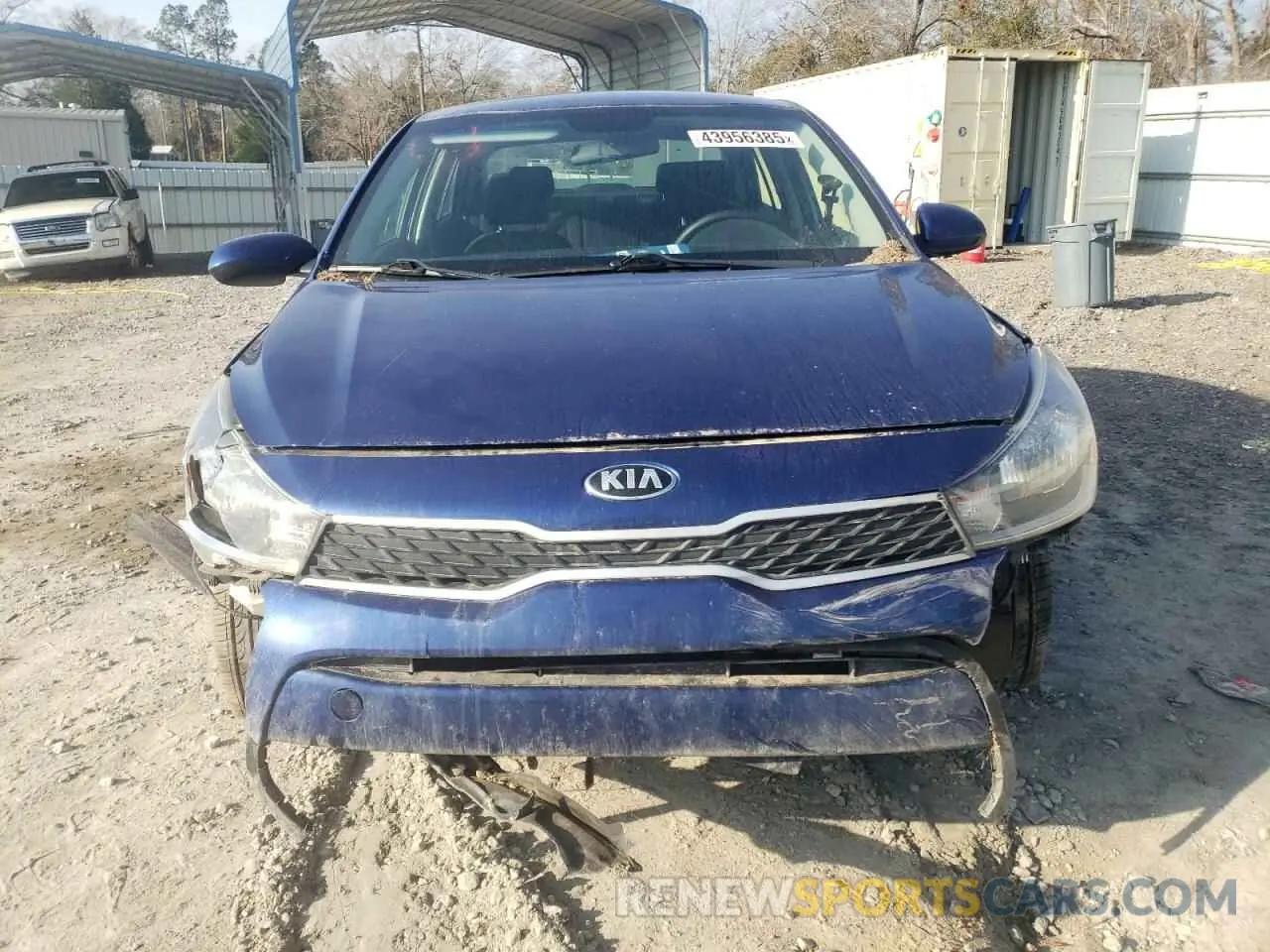 5 Photograph of a damaged car 3KPA24ADXLE283901 KIA RIO 2020