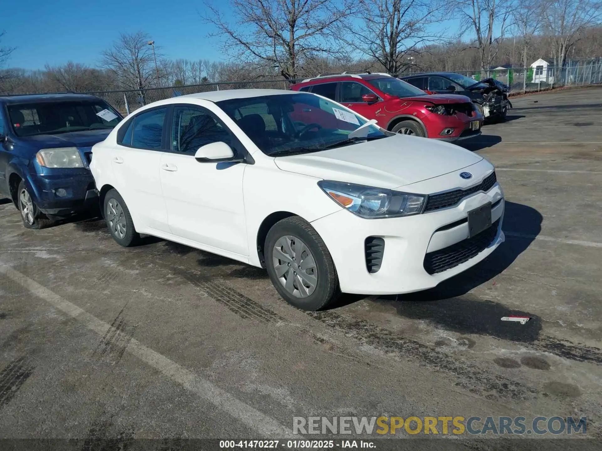 1 Photograph of a damaged car 3KPA24ADXLE288287 KIA RIO 2020