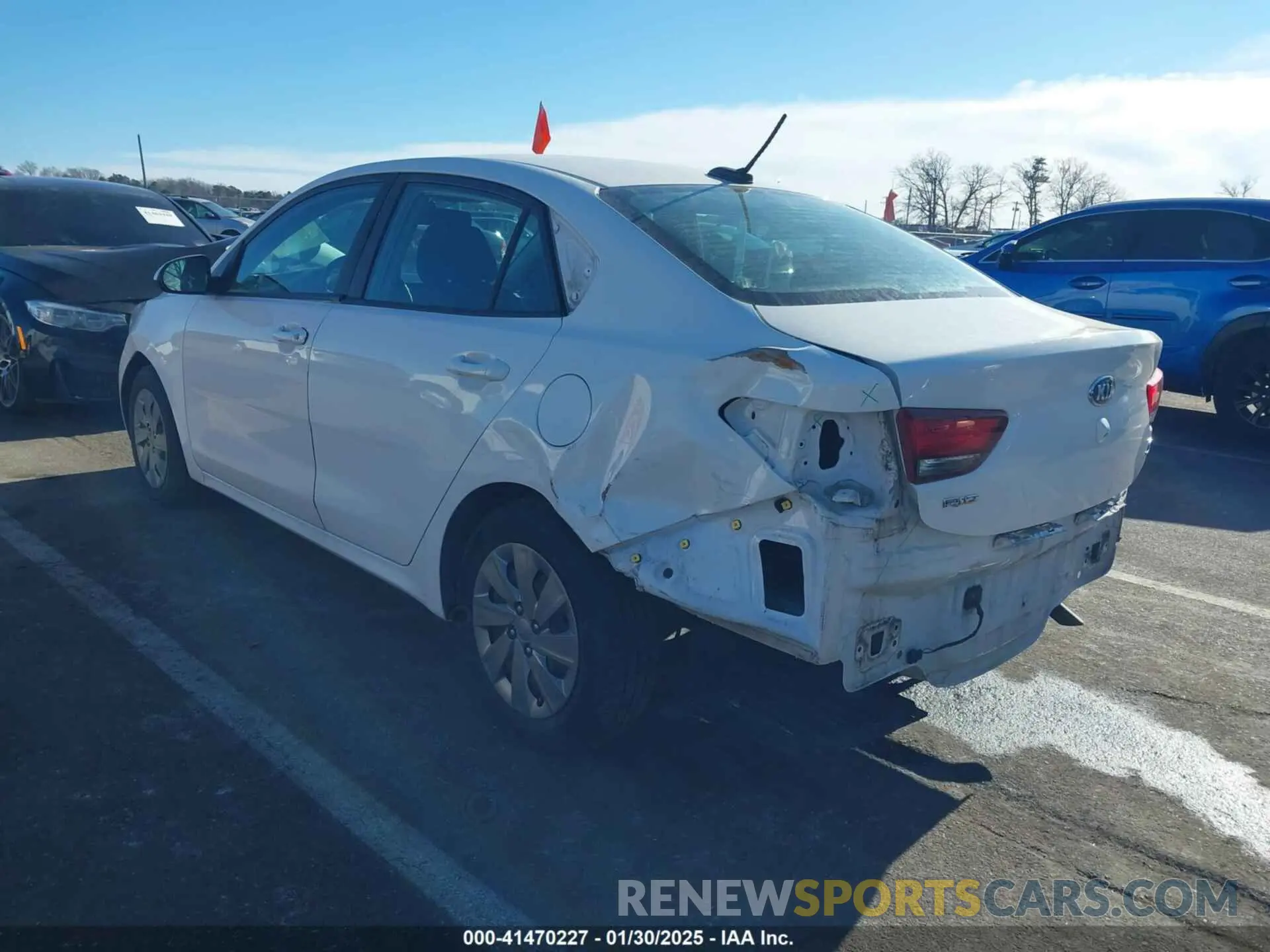 6 Photograph of a damaged car 3KPA24ADXLE288287 KIA RIO 2020