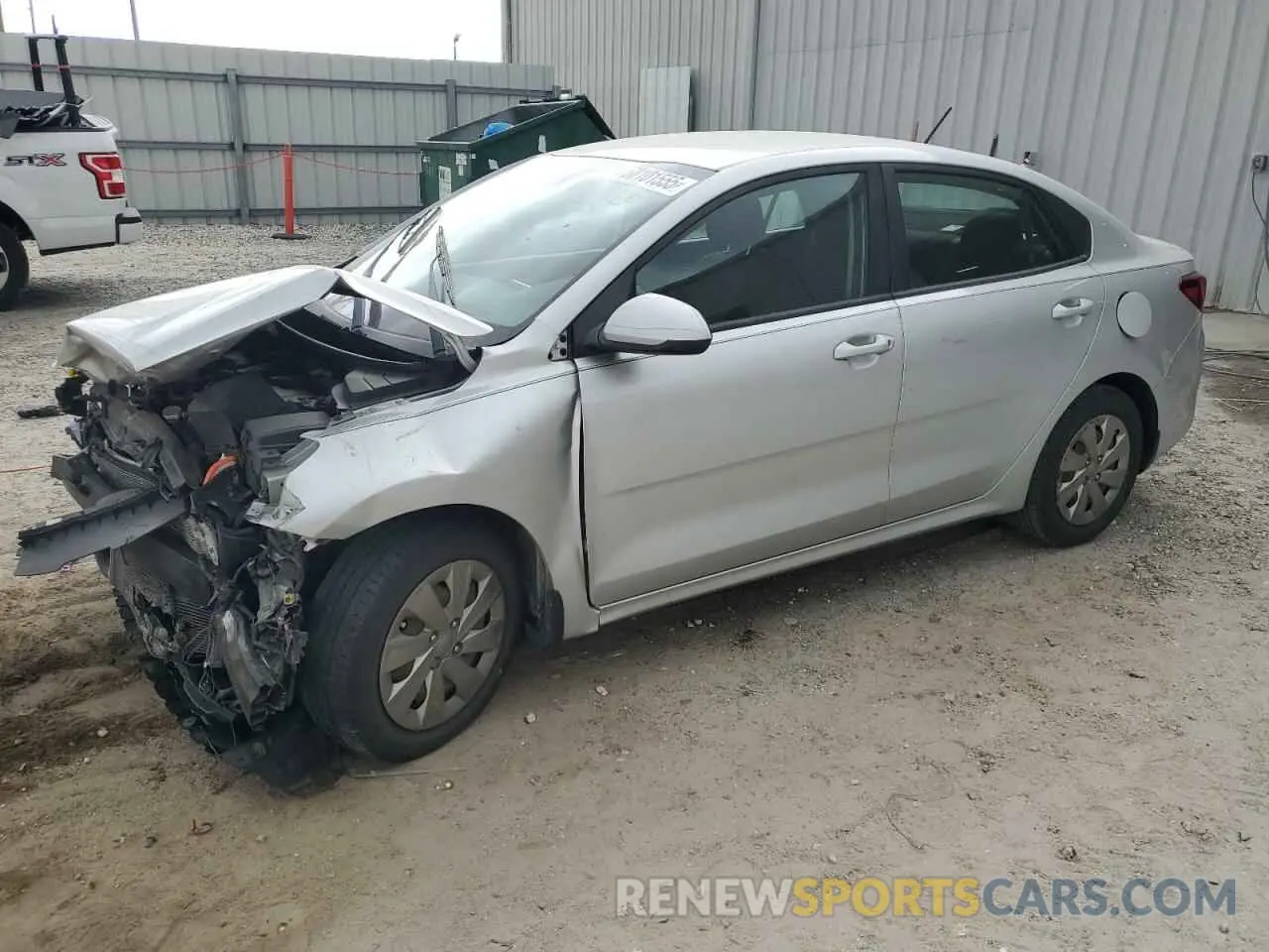 1 Photograph of a damaged car 3KPA24ADXLE288533 KIA RIO 2020