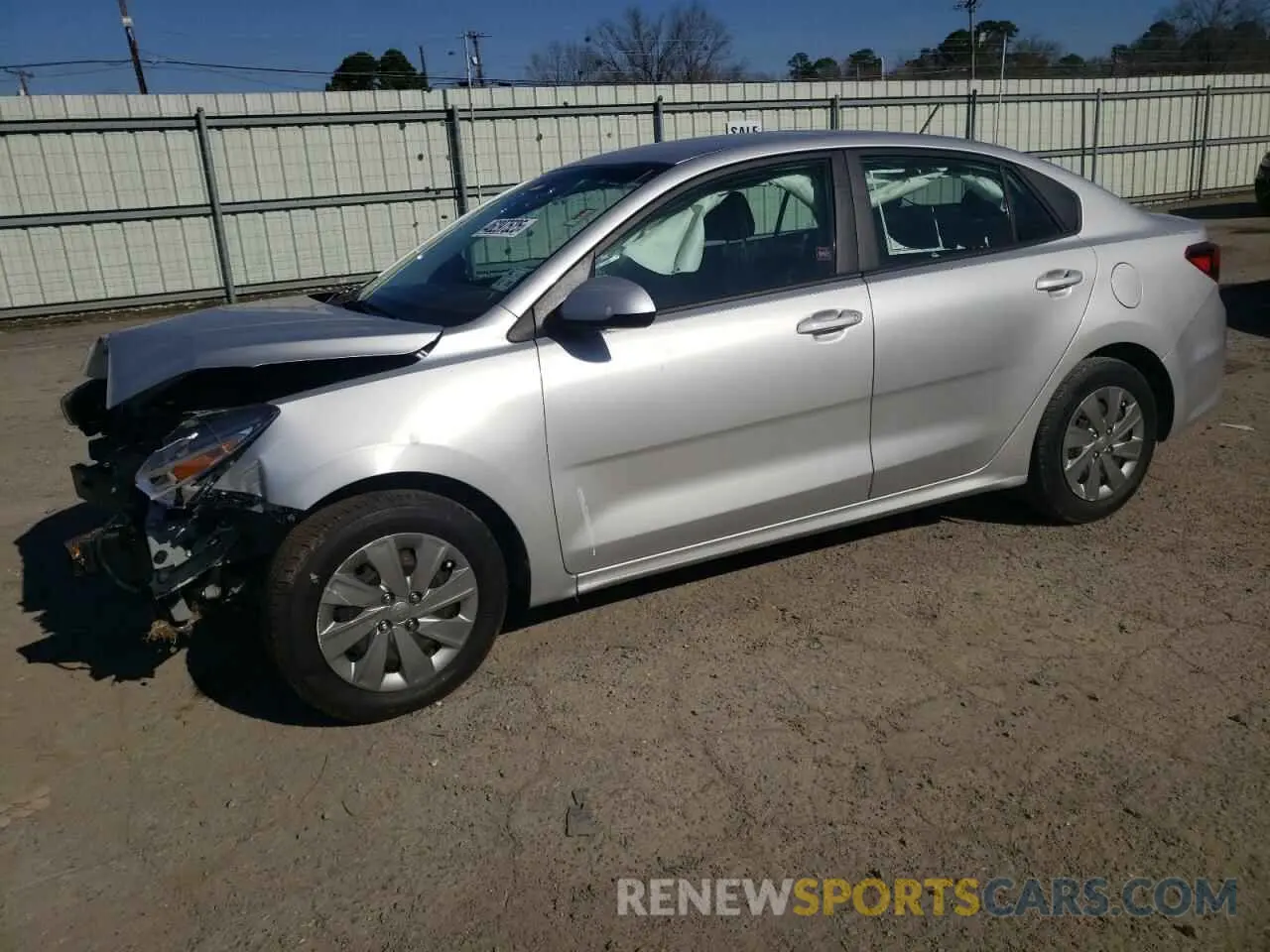 1 Photograph of a damaged car 3KPA24ADXLE311972 KIA RIO 2020
