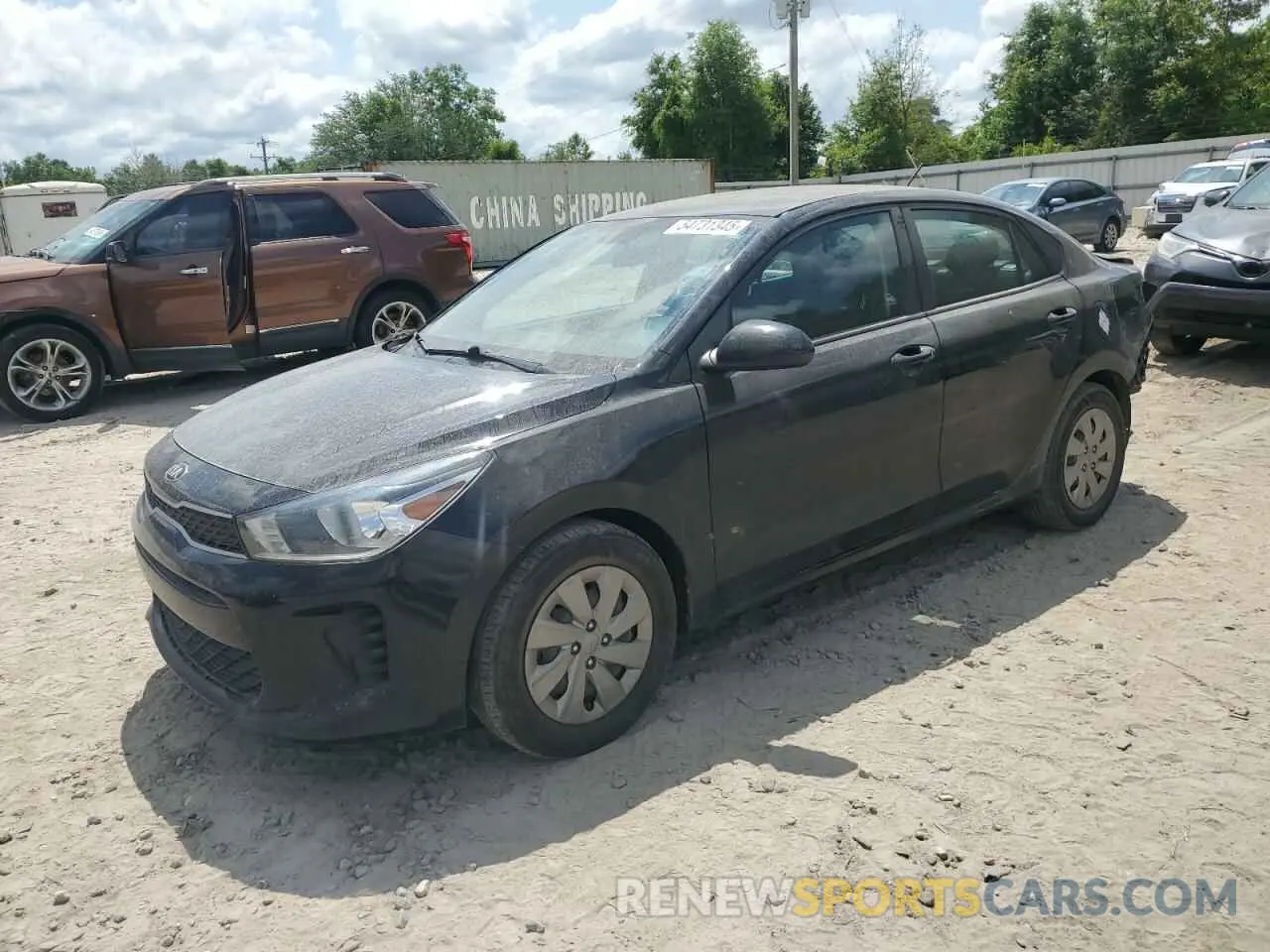 1 Photograph of a damaged car 3KPA24ADXLE312510 KIA RIO 2020