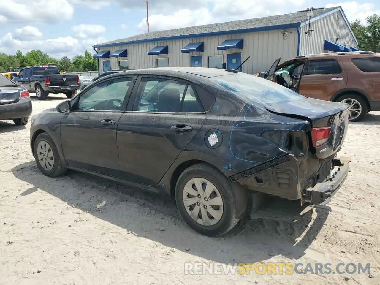 2 Photograph of a damaged car 3KPA24ADXLE312510 KIA RIO 2020