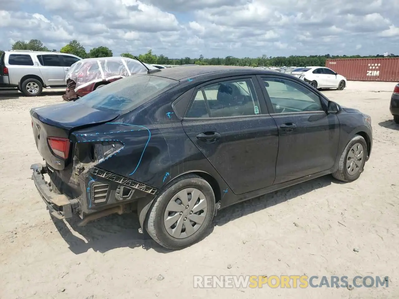 3 Photograph of a damaged car 3KPA24ADXLE312510 KIA RIO 2020