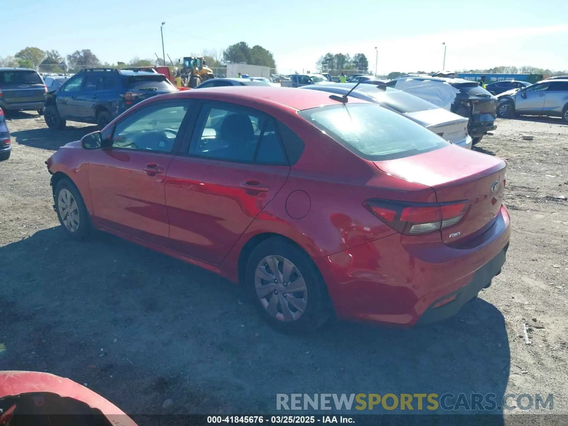 3 Photograph of a damaged car 3KPA24ADXLE312636 KIA RIO 2020