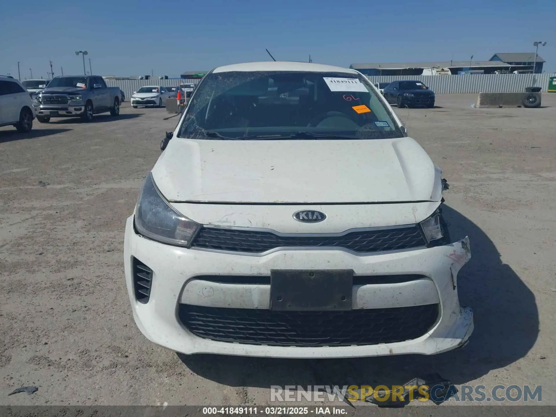11 Photograph of a damaged car 3KPA24ADXLE329288 KIA RIO 2020