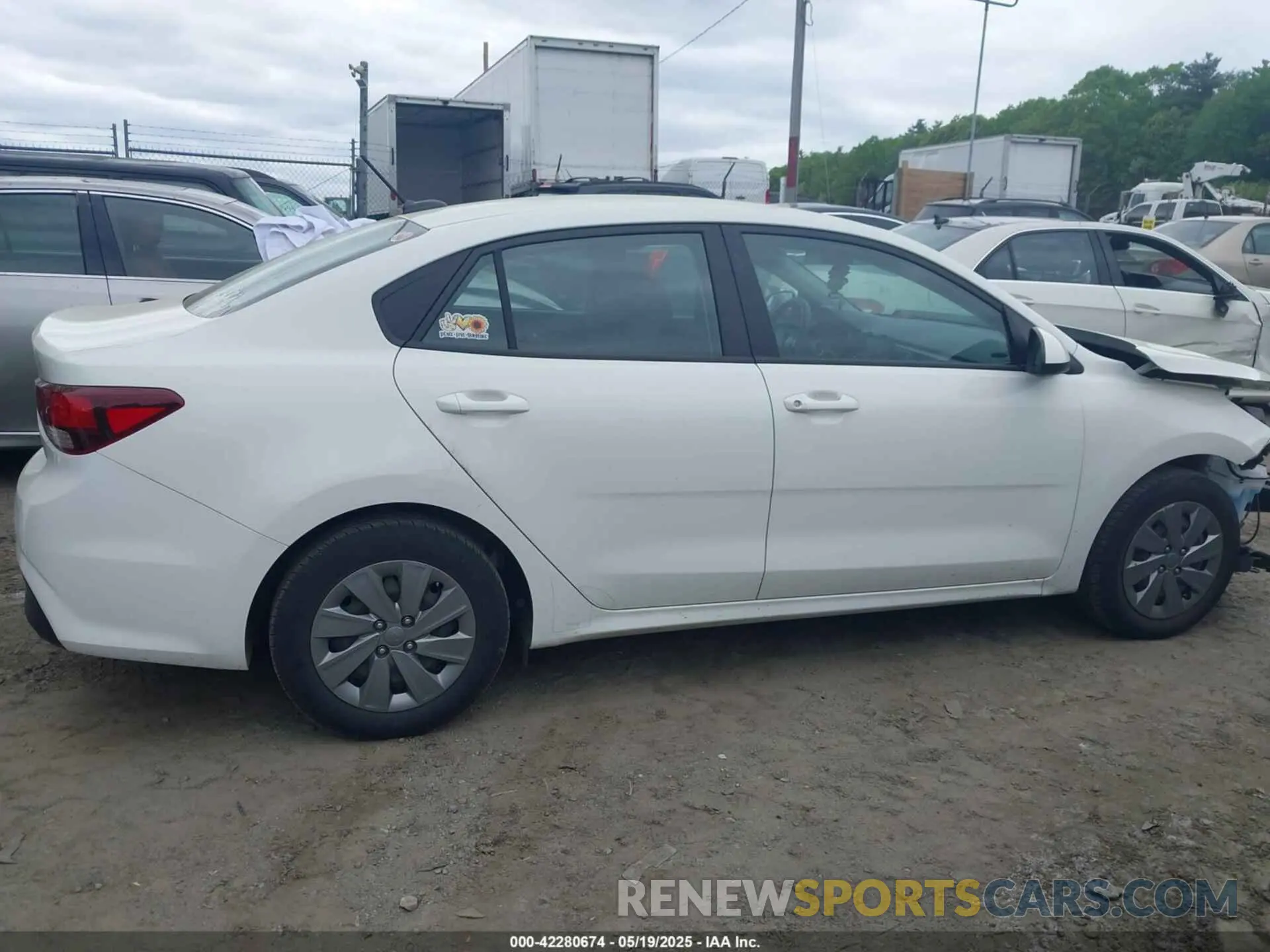 14 Photograph of a damaged car 3KPA24ADXLE330716 KIA RIO 2020