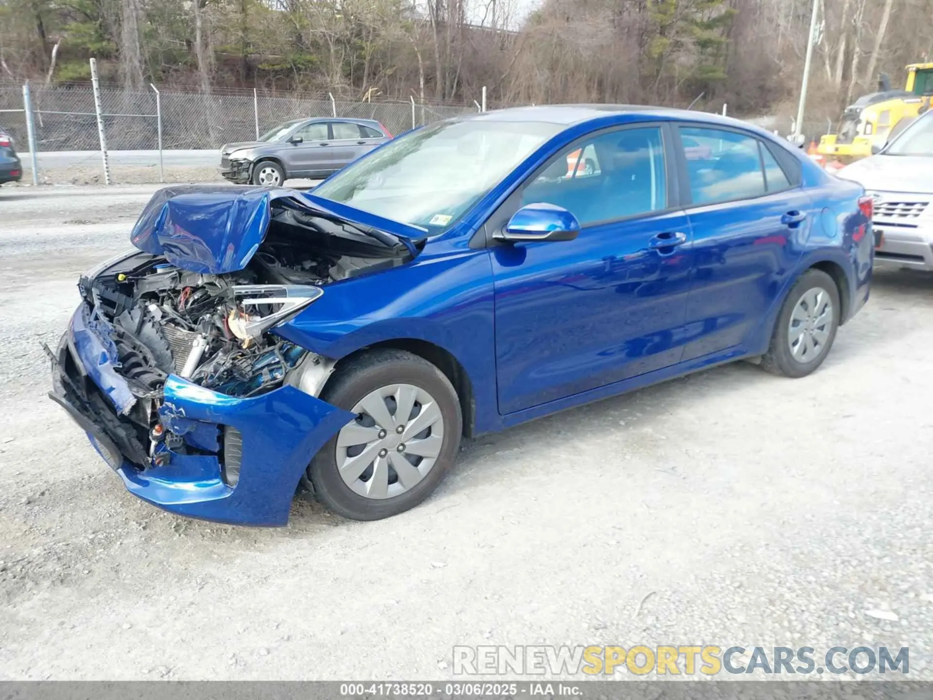 2 Photograph of a damaged car 3KPA24ADXLE336340 KIA RIO 2020