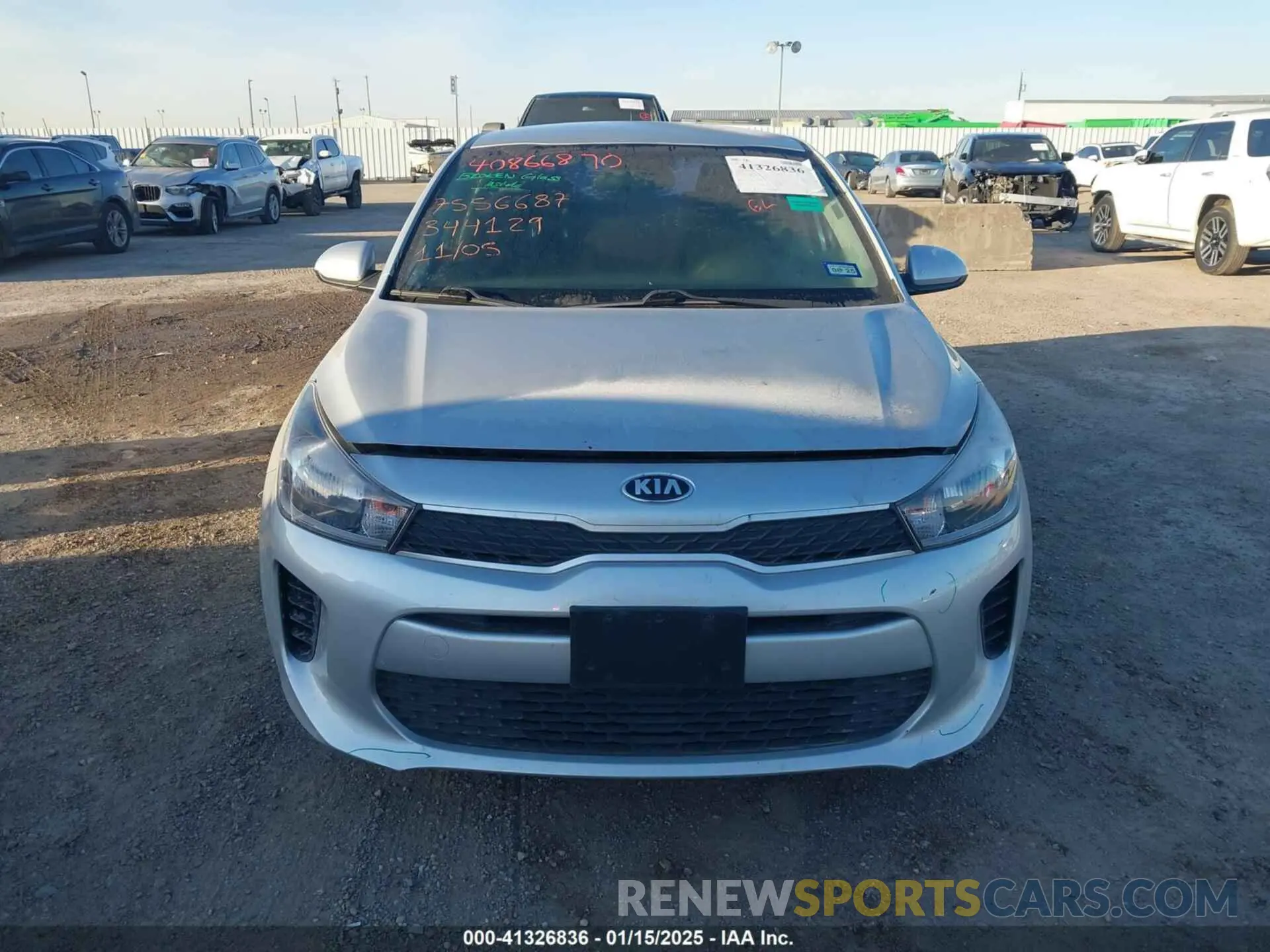 13 Photograph of a damaged car 3KPA24ADXLE344129 KIA RIO 2020