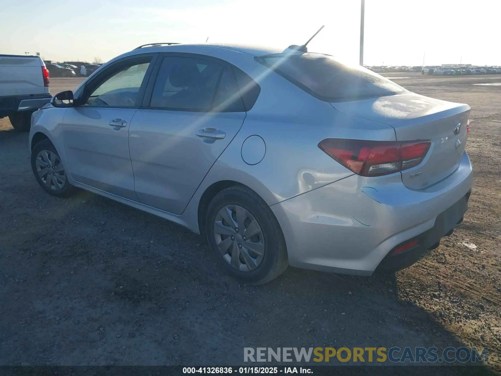 3 Photograph of a damaged car 3KPA24ADXLE344129 KIA RIO 2020