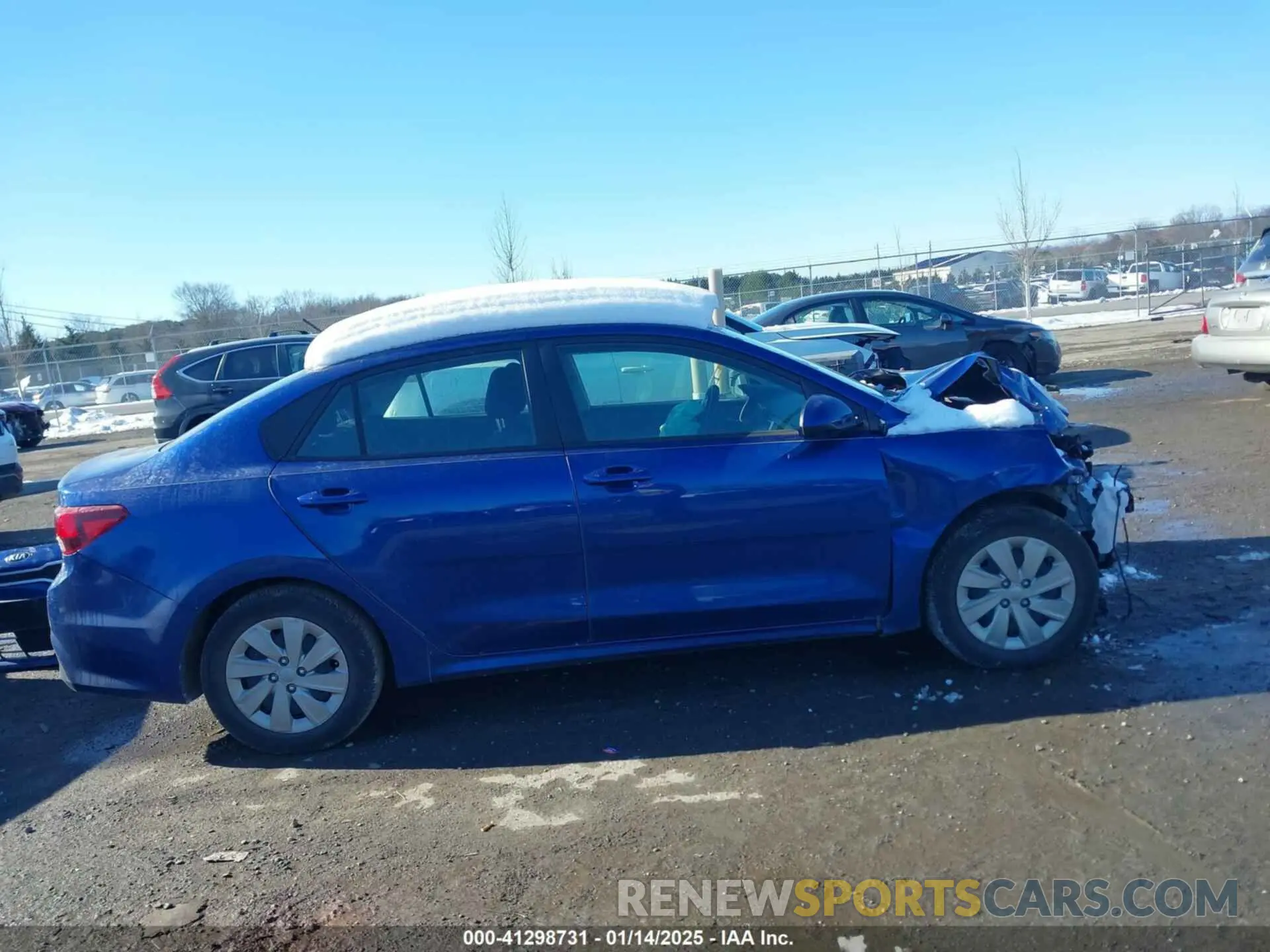 13 Photograph of a damaged car 3KPA24ADXLE357463 KIA RIO 2020