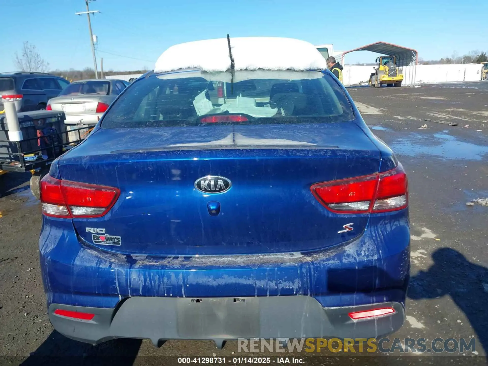 16 Photograph of a damaged car 3KPA24ADXLE357463 KIA RIO 2020