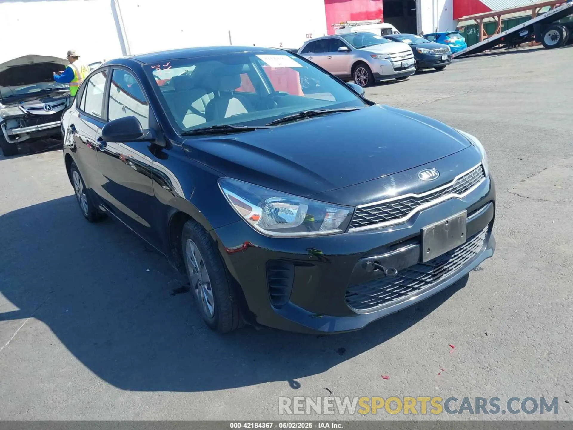 1 Photograph of a damaged car 3KPA24ADXLE359245 KIA RIO 2020