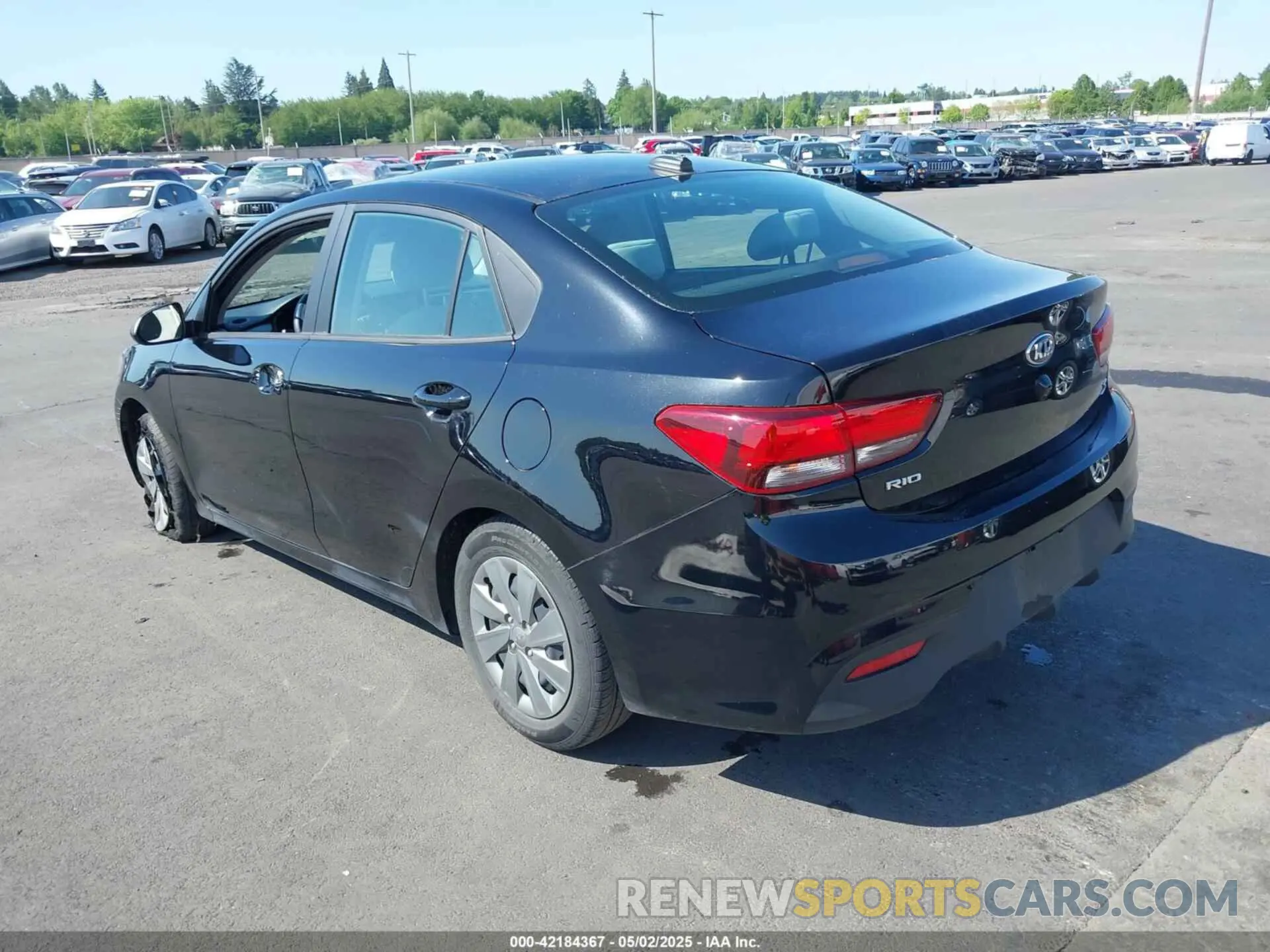 3 Photograph of a damaged car 3KPA24ADXLE359245 KIA RIO 2020