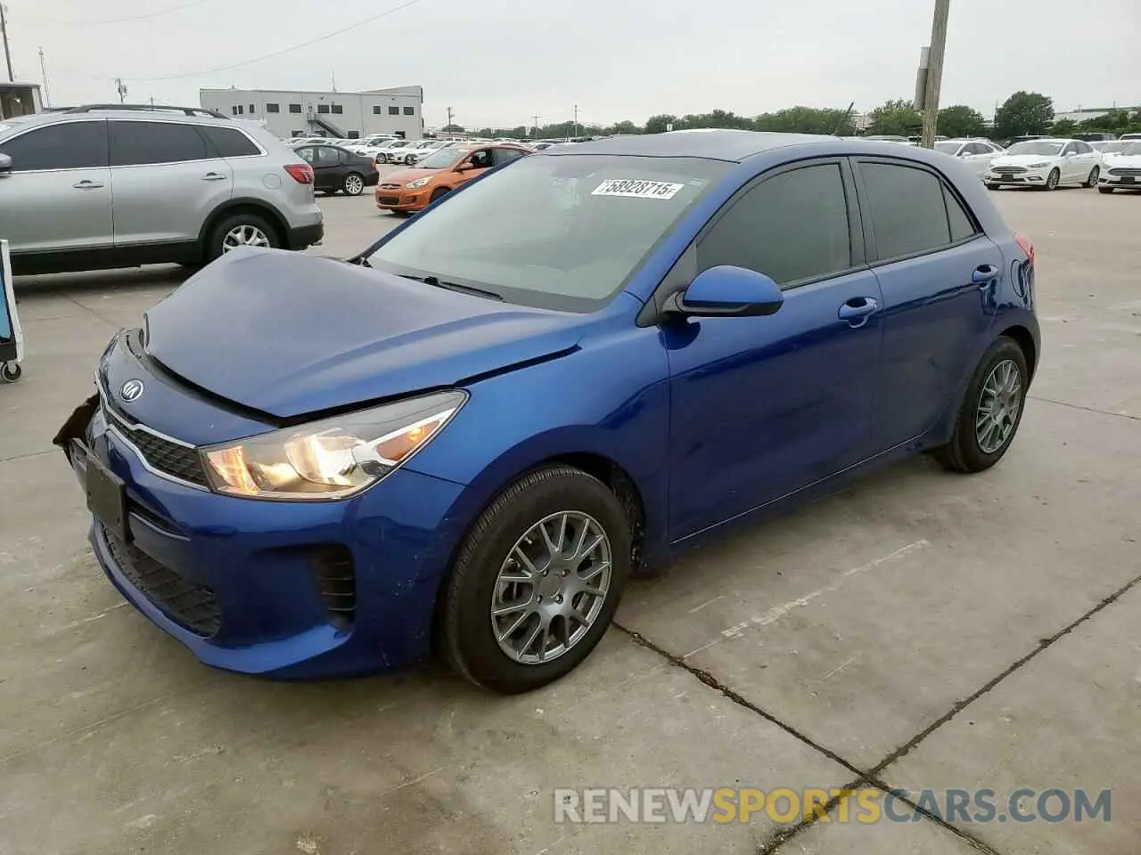 1 Photograph of a damaged car 3KPA25AD2LE270792 KIA RIO 2020