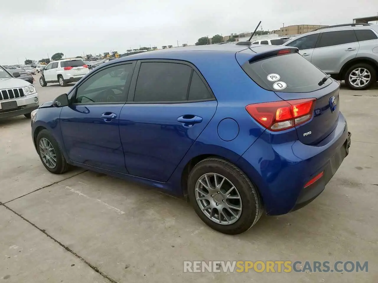 2 Photograph of a damaged car 3KPA25AD2LE270792 KIA RIO 2020