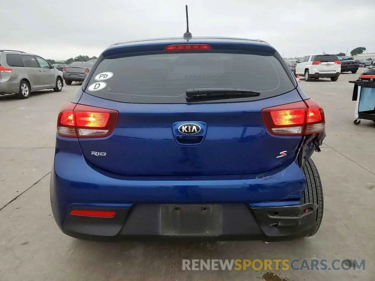 6 Photograph of a damaged car 3KPA25AD2LE270792 KIA RIO 2020