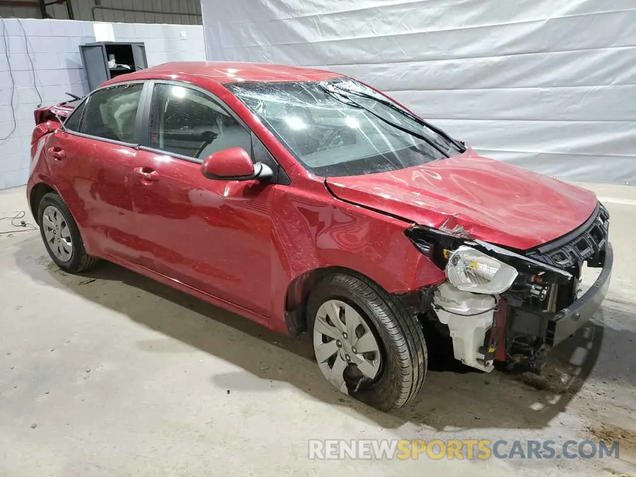 4 Photograph of a damaged car 3KPA25AD3LE268341 KIA RIO 2020