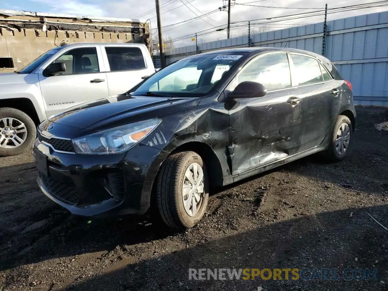 1 Photograph of a damaged car 3KPA25AD7LE260940 KIA RIO 2020
