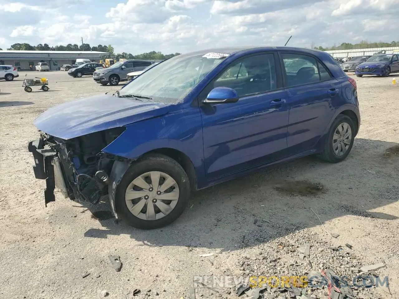 1 Photograph of a damaged car 3KPA25ADXLE307345 KIA RIO 2020