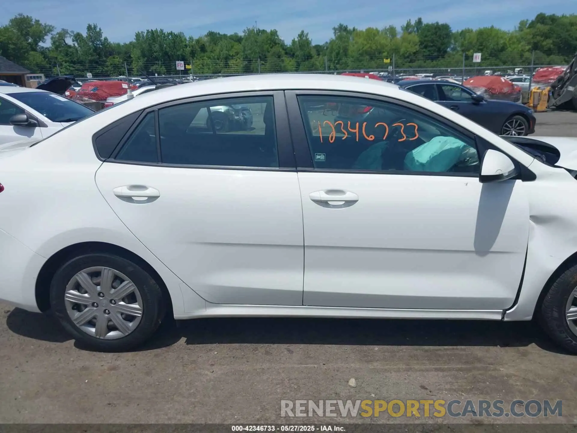 13 Photograph of a damaged car 3KPA24AD0ME365752 KIA RIO 2021
