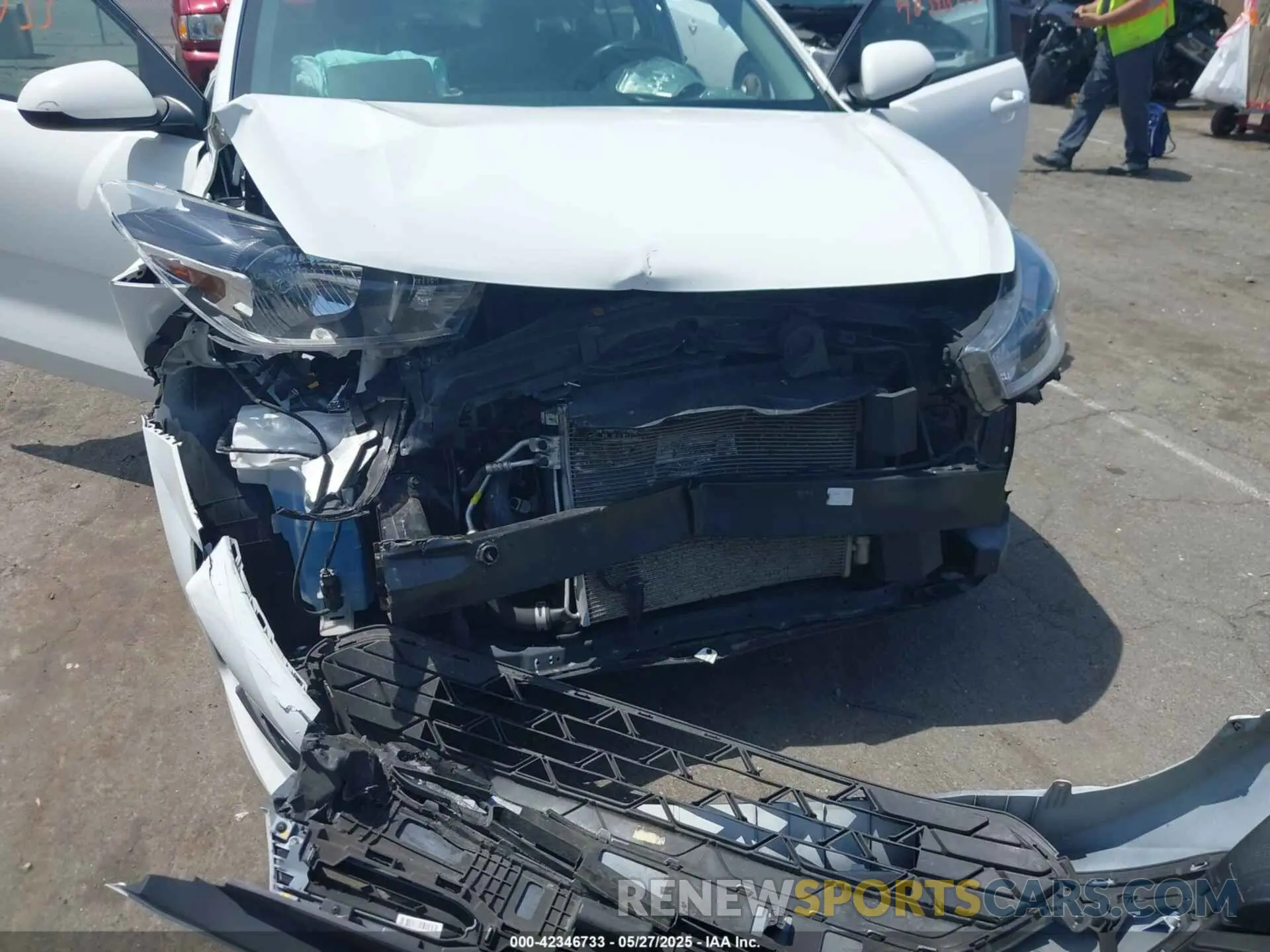 6 Photograph of a damaged car 3KPA24AD0ME365752 KIA RIO 2021