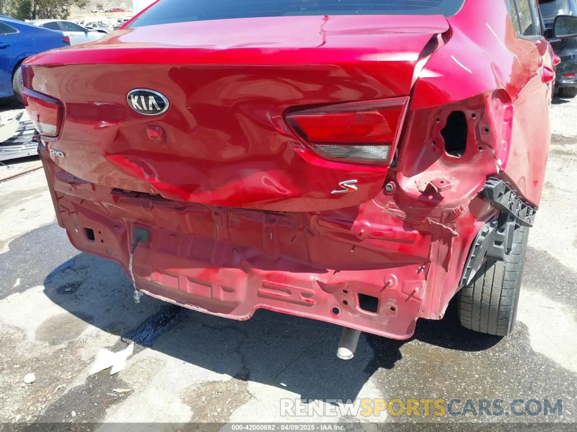 6 Photograph of a damaged car 3KPA24AD0ME370062 KIA RIO 2021