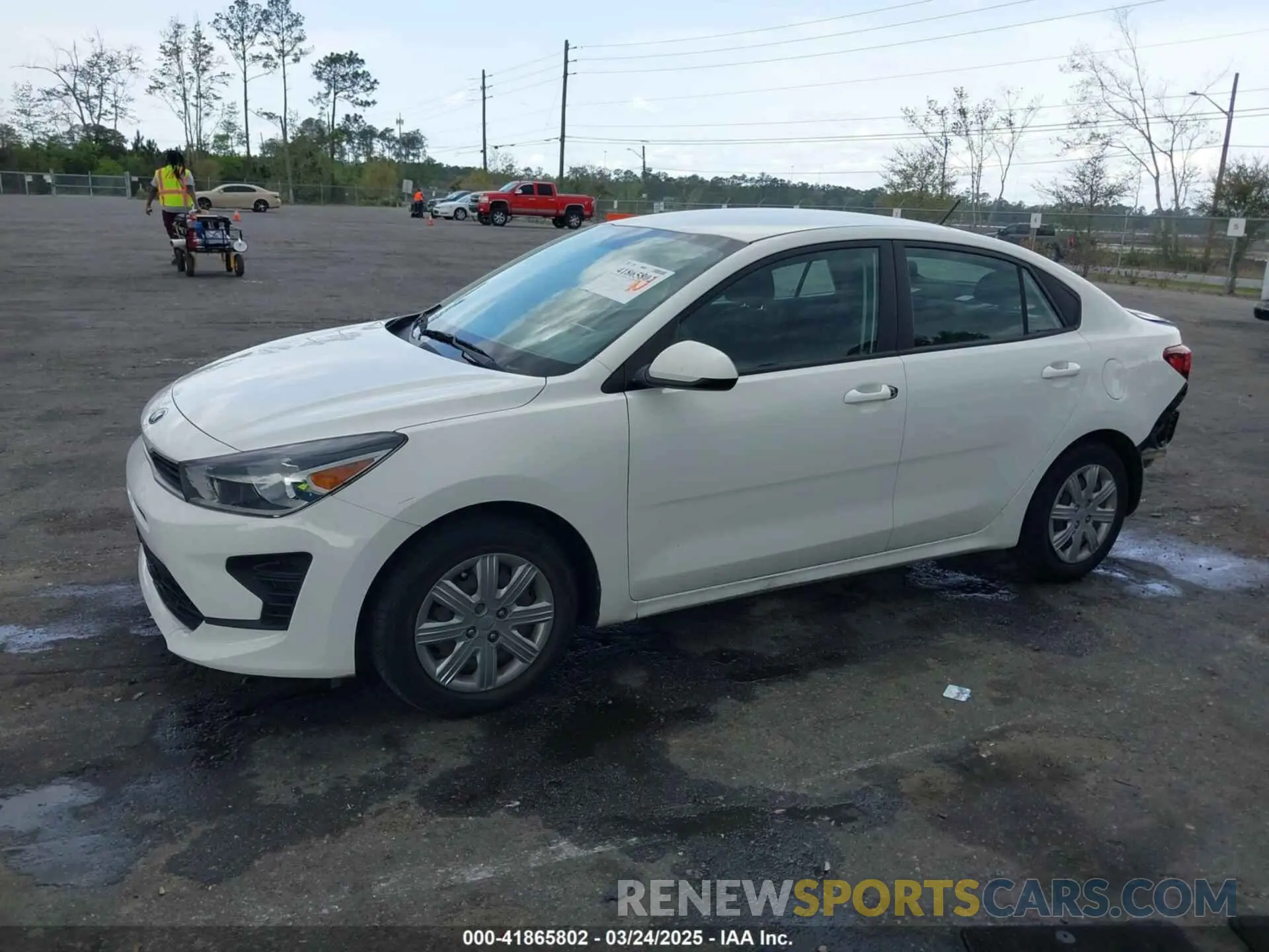 14 Photograph of a damaged car 3KPA24AD0ME395186 KIA RIO 2021
