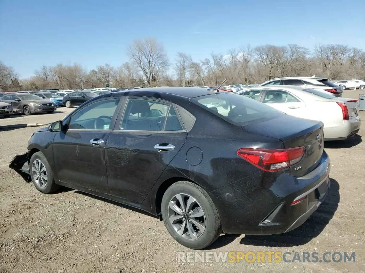 2 Photograph of a damaged car 3KPA24AD0ME415792 KIA RIO 2021
