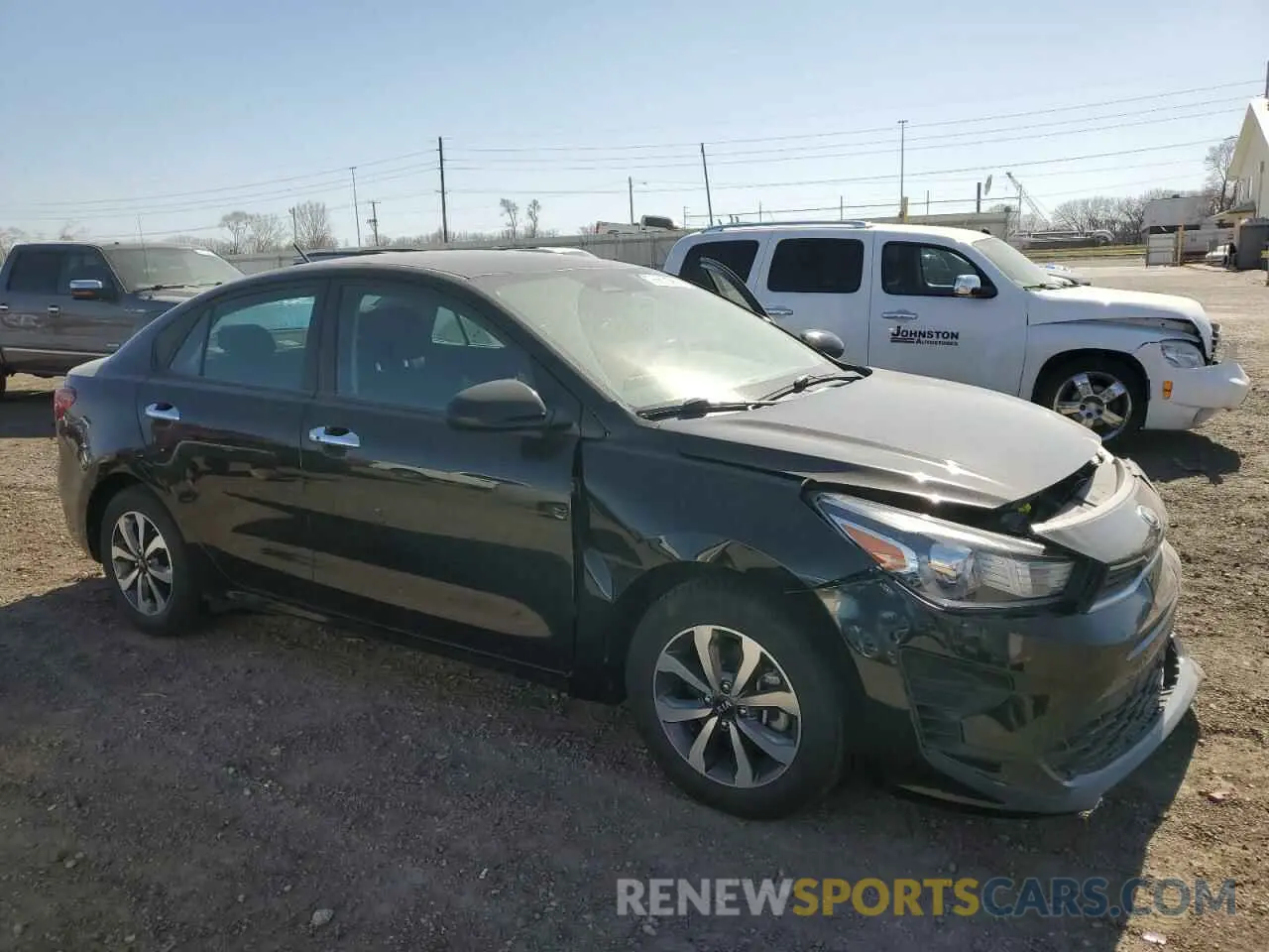 4 Photograph of a damaged car 3KPA24AD0ME415792 KIA RIO 2021