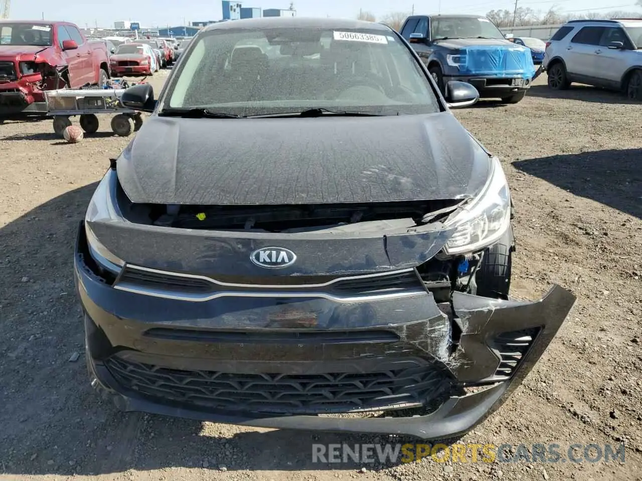 5 Photograph of a damaged car 3KPA24AD0ME415792 KIA RIO 2021