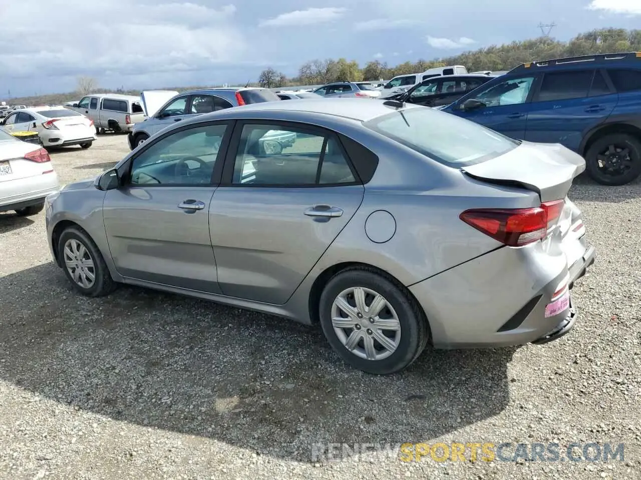 2 Photograph of a damaged car 3KPA24AD0ME428803 KIA RIO 2021