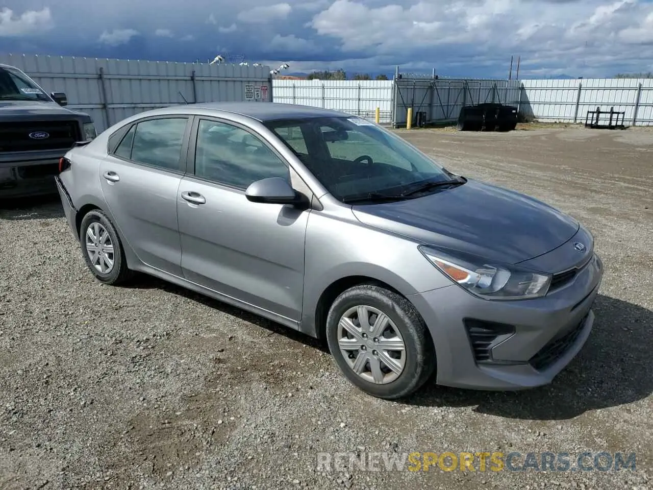 4 Photograph of a damaged car 3KPA24AD0ME428803 KIA RIO 2021