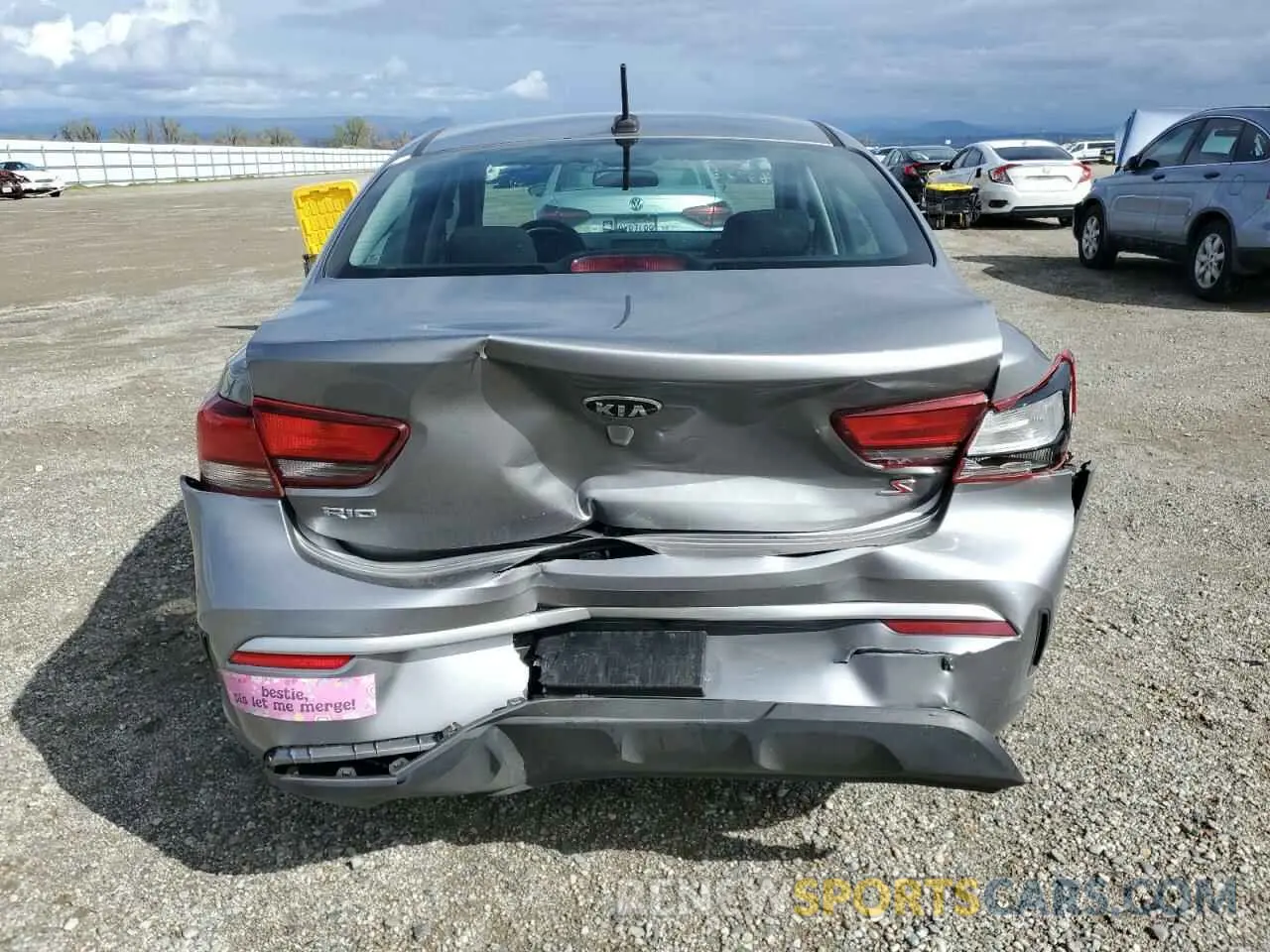 6 Photograph of a damaged car 3KPA24AD0ME428803 KIA RIO 2021