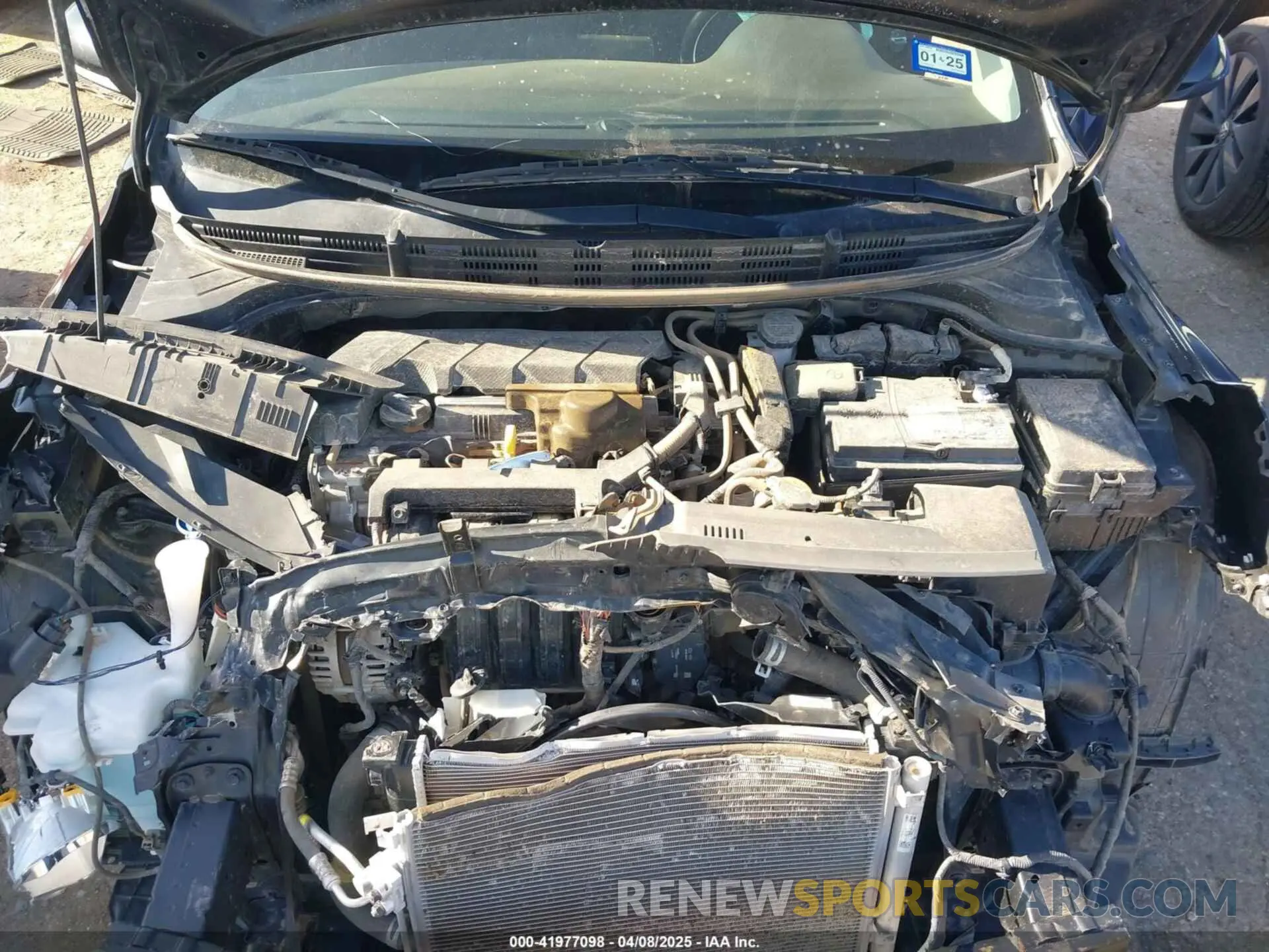 10 Photograph of a damaged car 3KPA24AD1ME365064 KIA RIO 2021