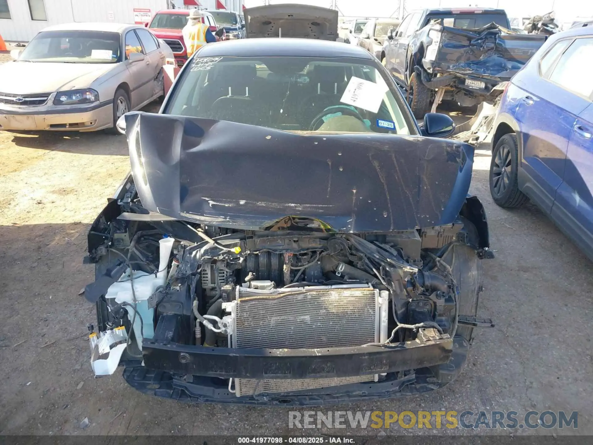 13 Photograph of a damaged car 3KPA24AD1ME365064 KIA RIO 2021