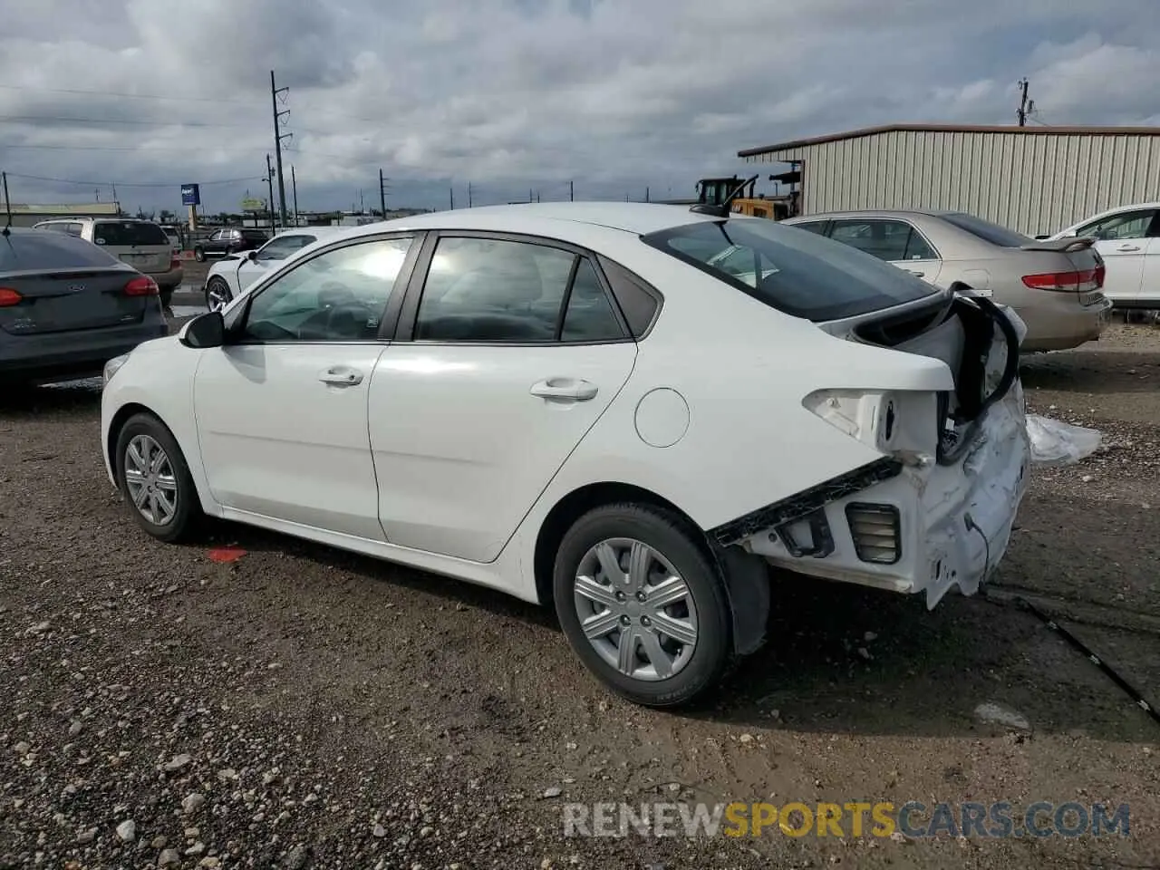 2 Photograph of a damaged car 3KPA24AD1ME369454 KIA RIO 2021
