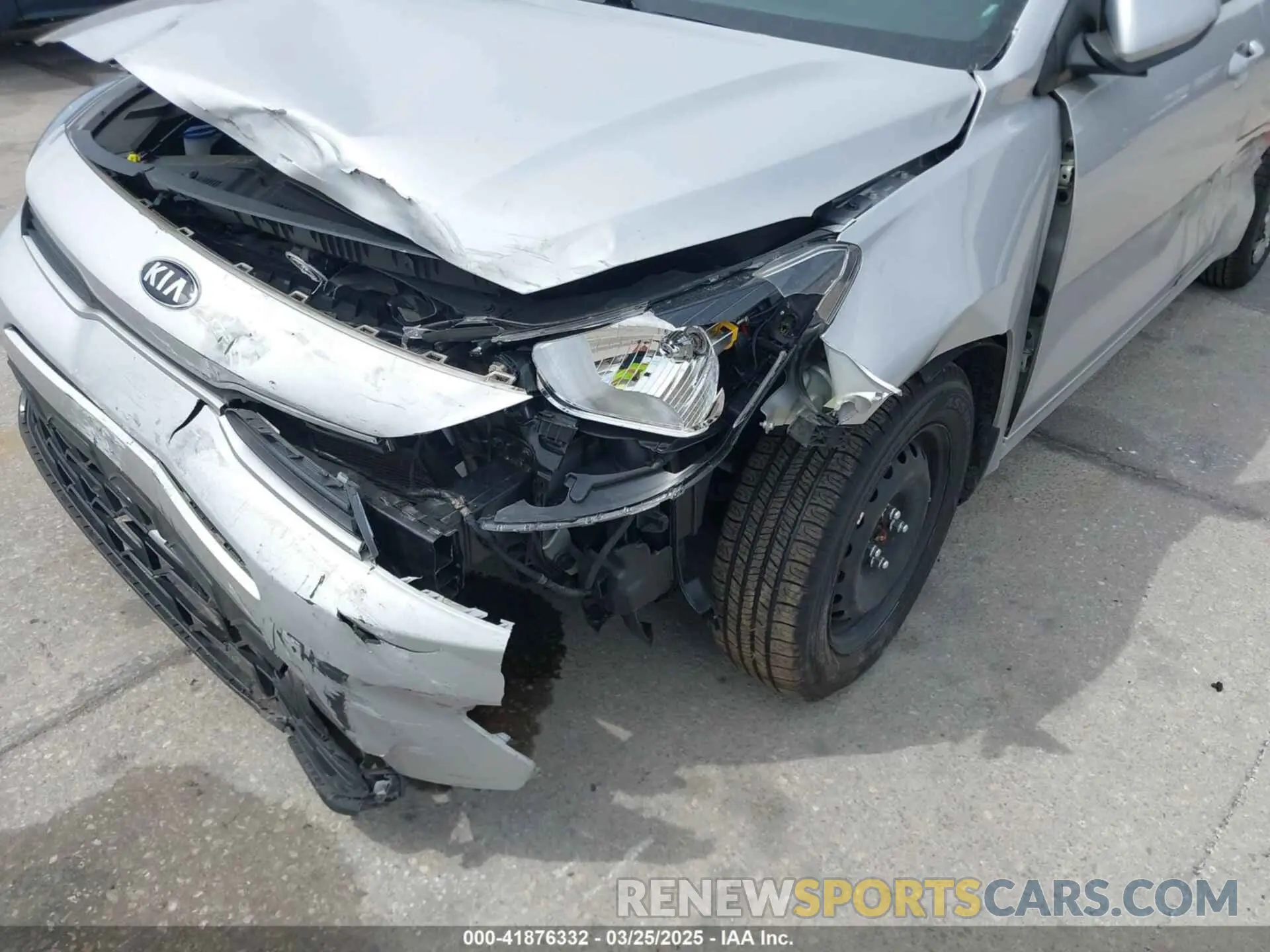 6 Photograph of a damaged car 3KPA24AD1ME372886 KIA RIO 2021