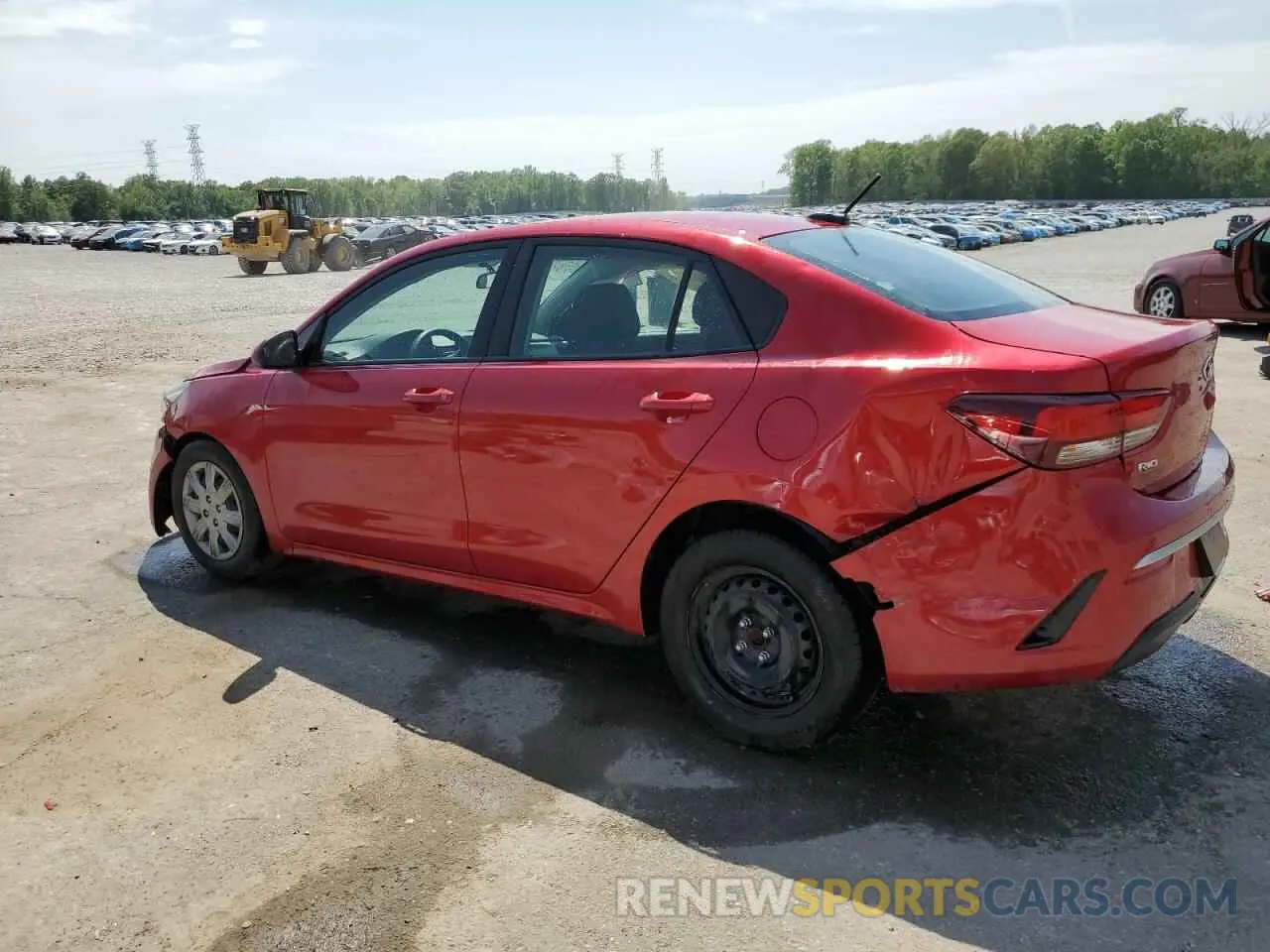 2 Photograph of a damaged car 3KPA24AD1ME378395 KIA RIO 2021