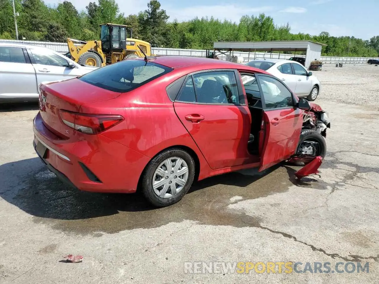 3 Photograph of a damaged car 3KPA24AD1ME378395 KIA RIO 2021