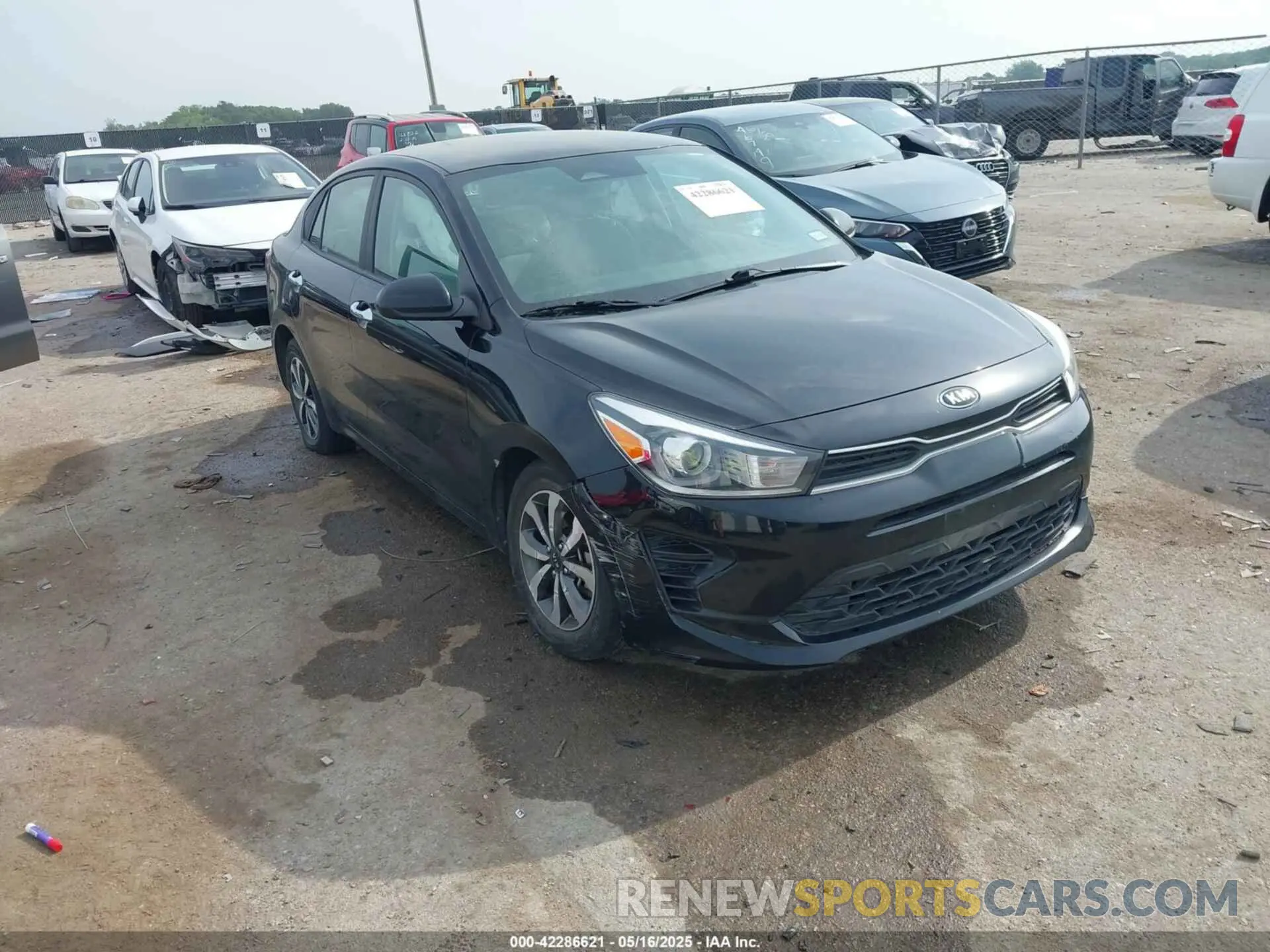 1 Photograph of a damaged car 3KPA24AD1ME426476 KIA RIO 2021