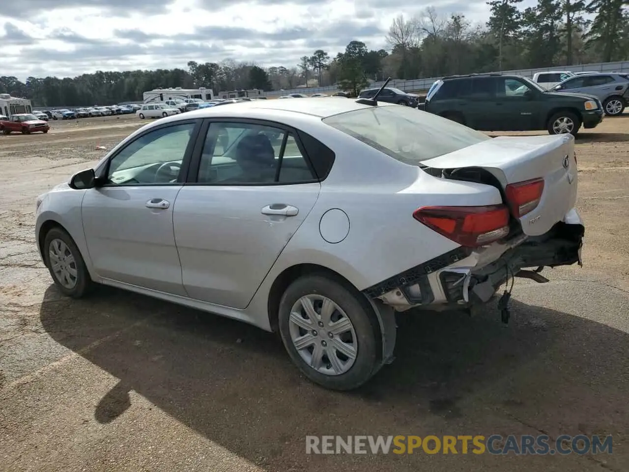 2 Photograph of a damaged car 3KPA24AD1ME428163 KIA RIO 2021