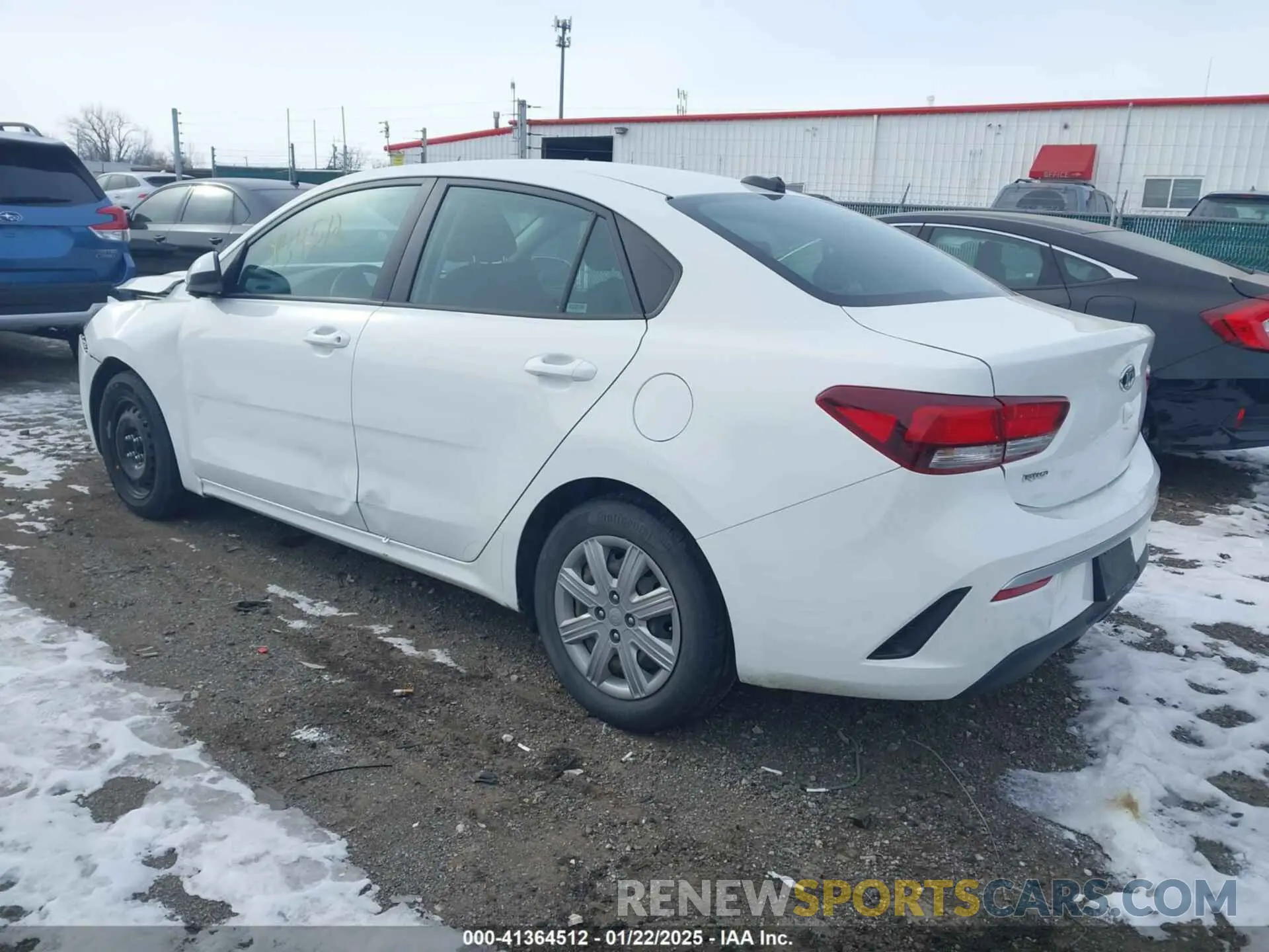 3 Photograph of a damaged car 3KPA24AD2ME371732 KIA RIO 2021