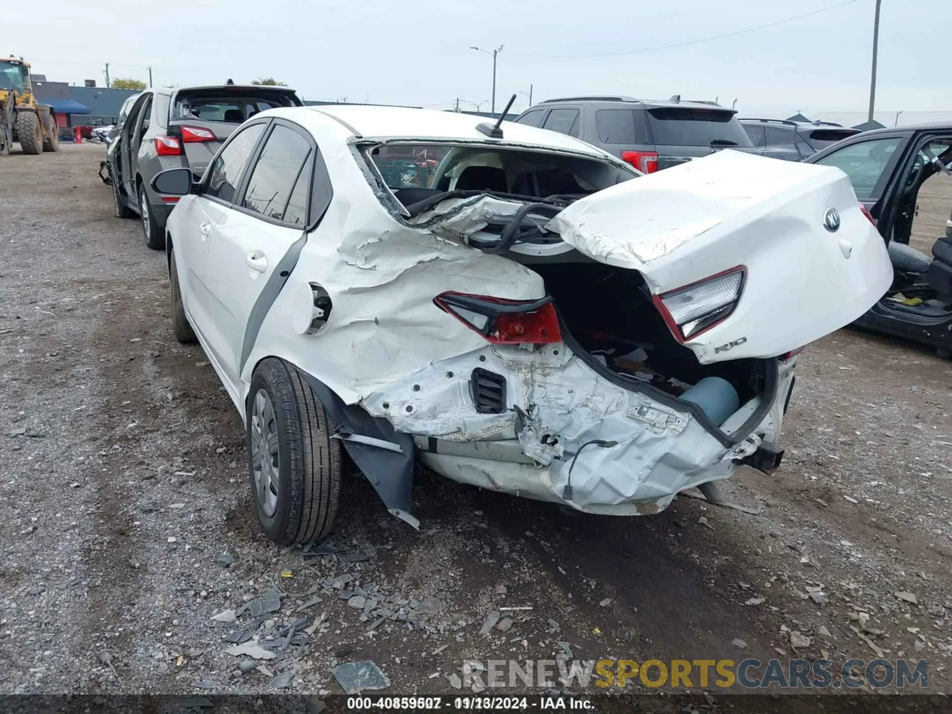 6 Photograph of a damaged car 3KPA24AD2ME378860 KIA RIO 2021