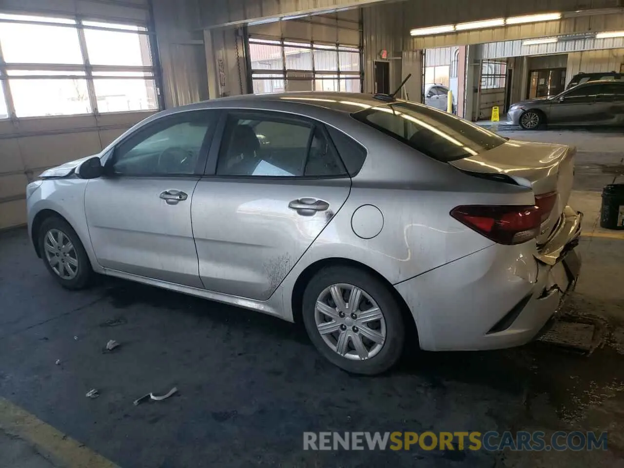 2 Photograph of a damaged car 3KPA24AD2ME382326 KIA RIO 2021