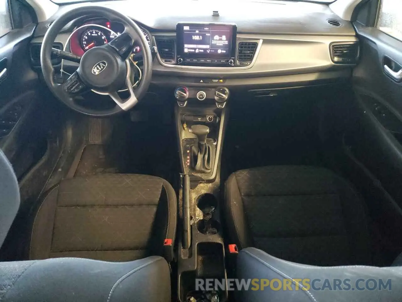 8 Photograph of a damaged car 3KPA24AD2ME382326 KIA RIO 2021