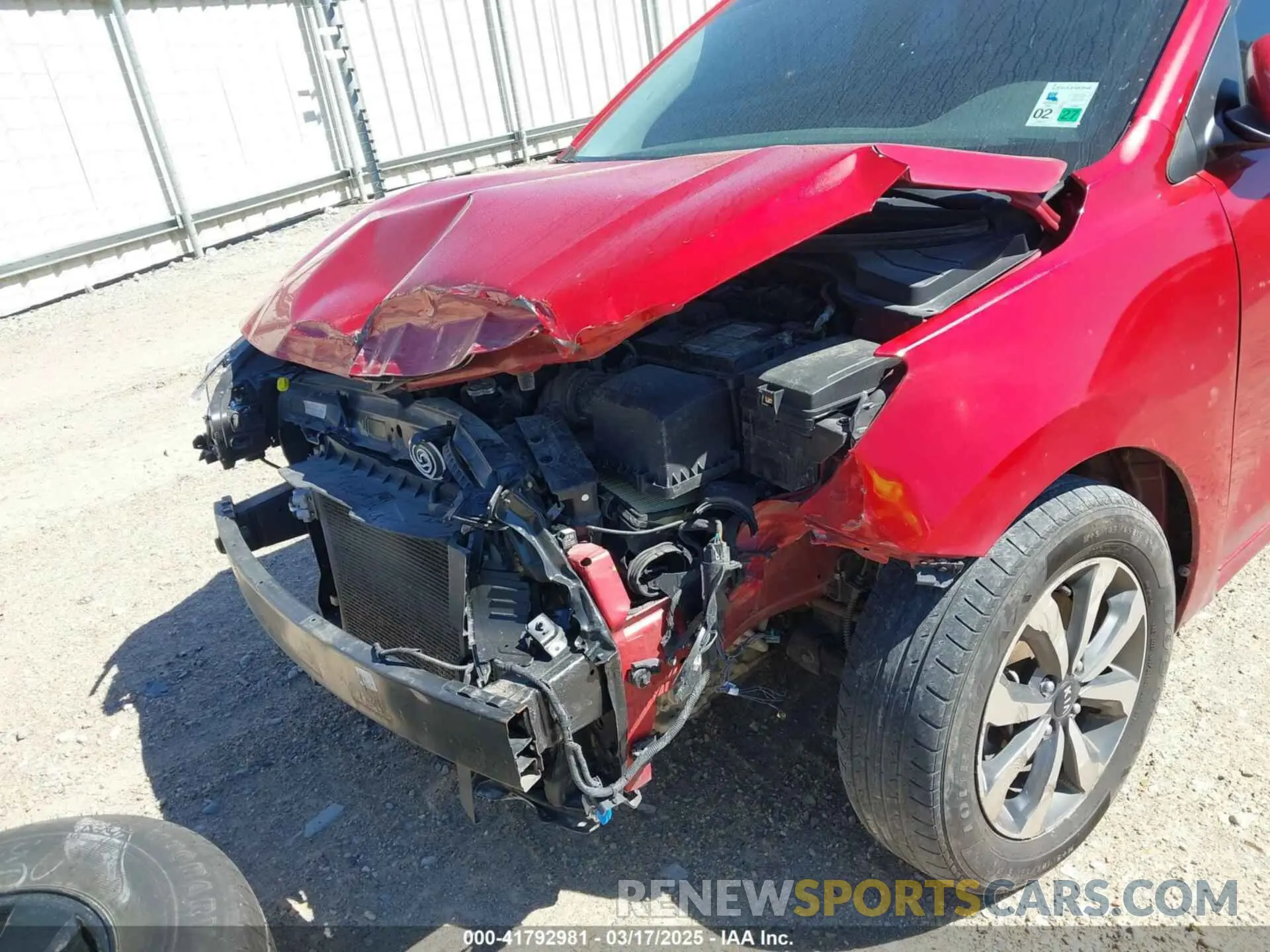 6 Photograph of a damaged car 3KPA24AD2ME387395 KIA RIO 2021